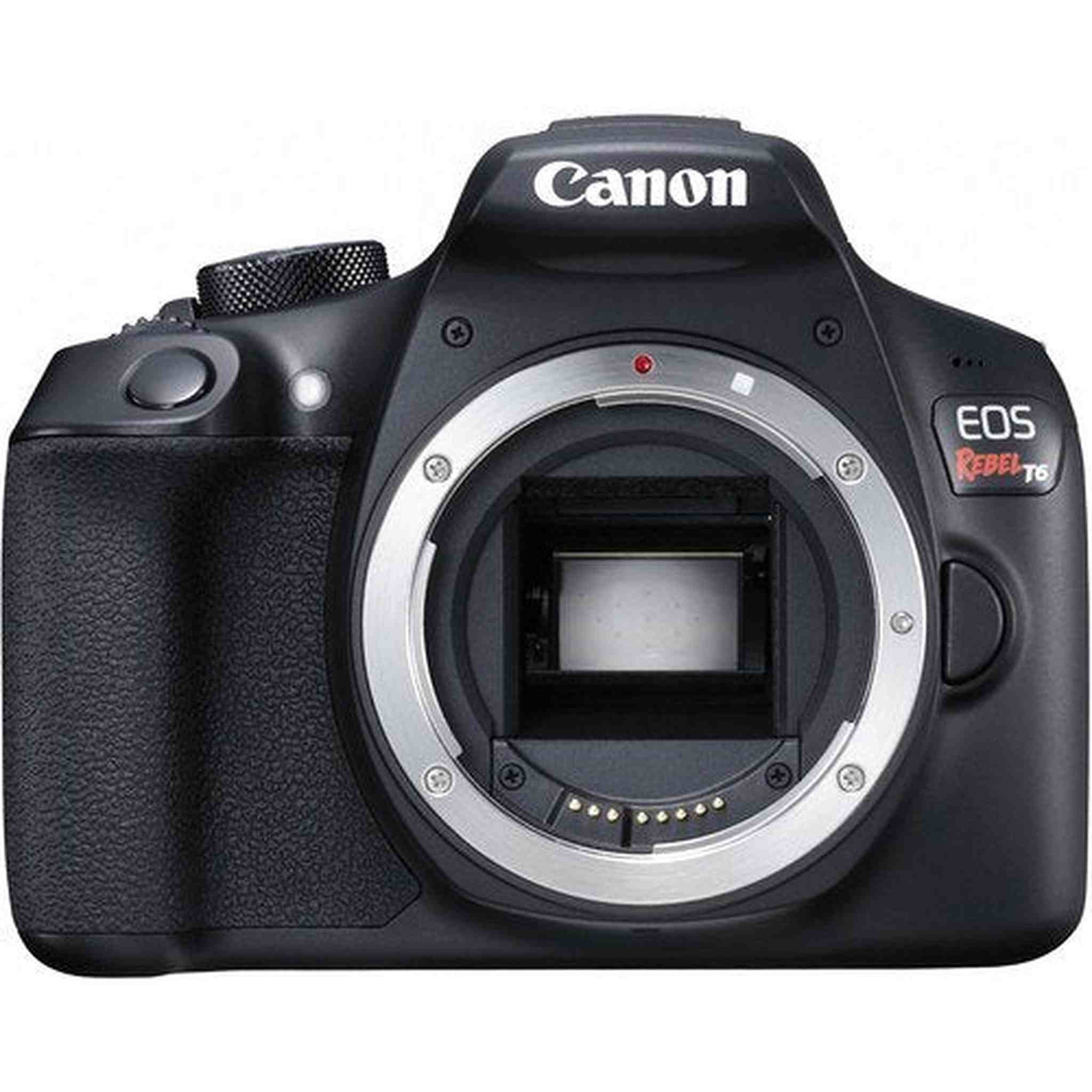 Canon EOS Rebel T6 Digital SLR Camera Bundle with EF-S 18-55mm f/3.5-5.6 IS II Lens + EF 75-300mm f/4-5.6 III Telephoto Zoom Lens + More Canon