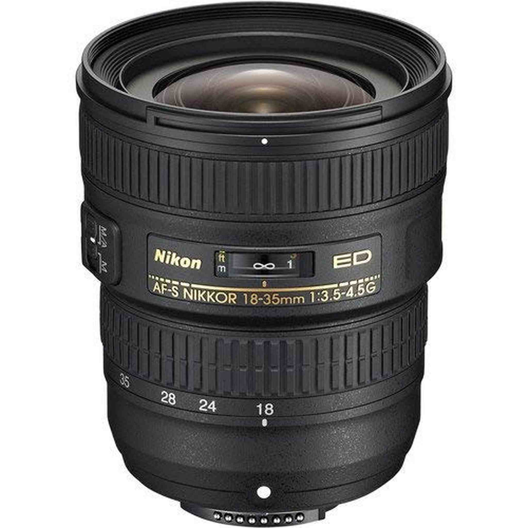 Nikon AF-S FX NIKKOR 18-35mm f/3.5-4.5G ED Zoom Lens with Auto Focus for Nikon DSLR Cameras-International Model Nikon