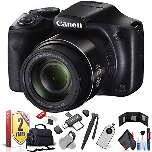 Canon PowerShot SX540 HS Digital Camera International Model with Extra Accessory Bundle Canon