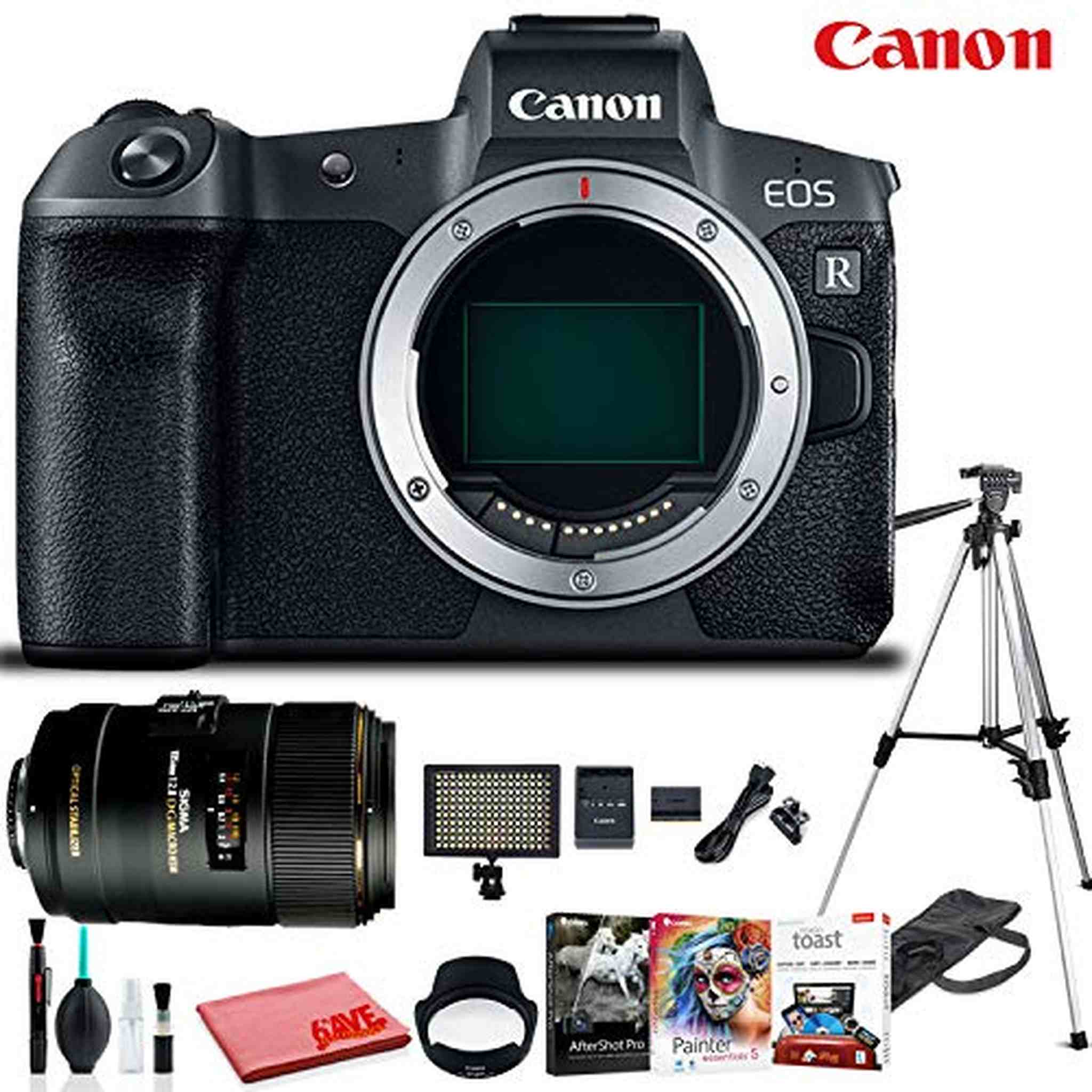 International Professional Bundle - Canon EOS RP Mirrorless Digital Camera Body Only Canon