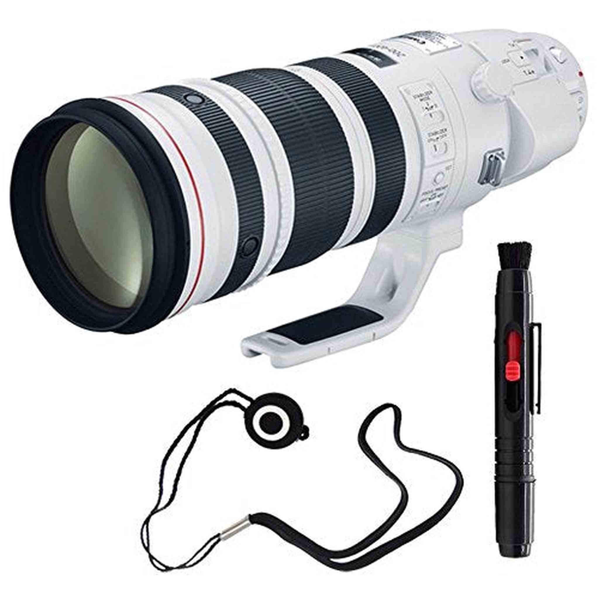 Canon EF 200-400mm f/4L is USM Lens (International Model) + Lens Cap Keeper Advanced Bundle