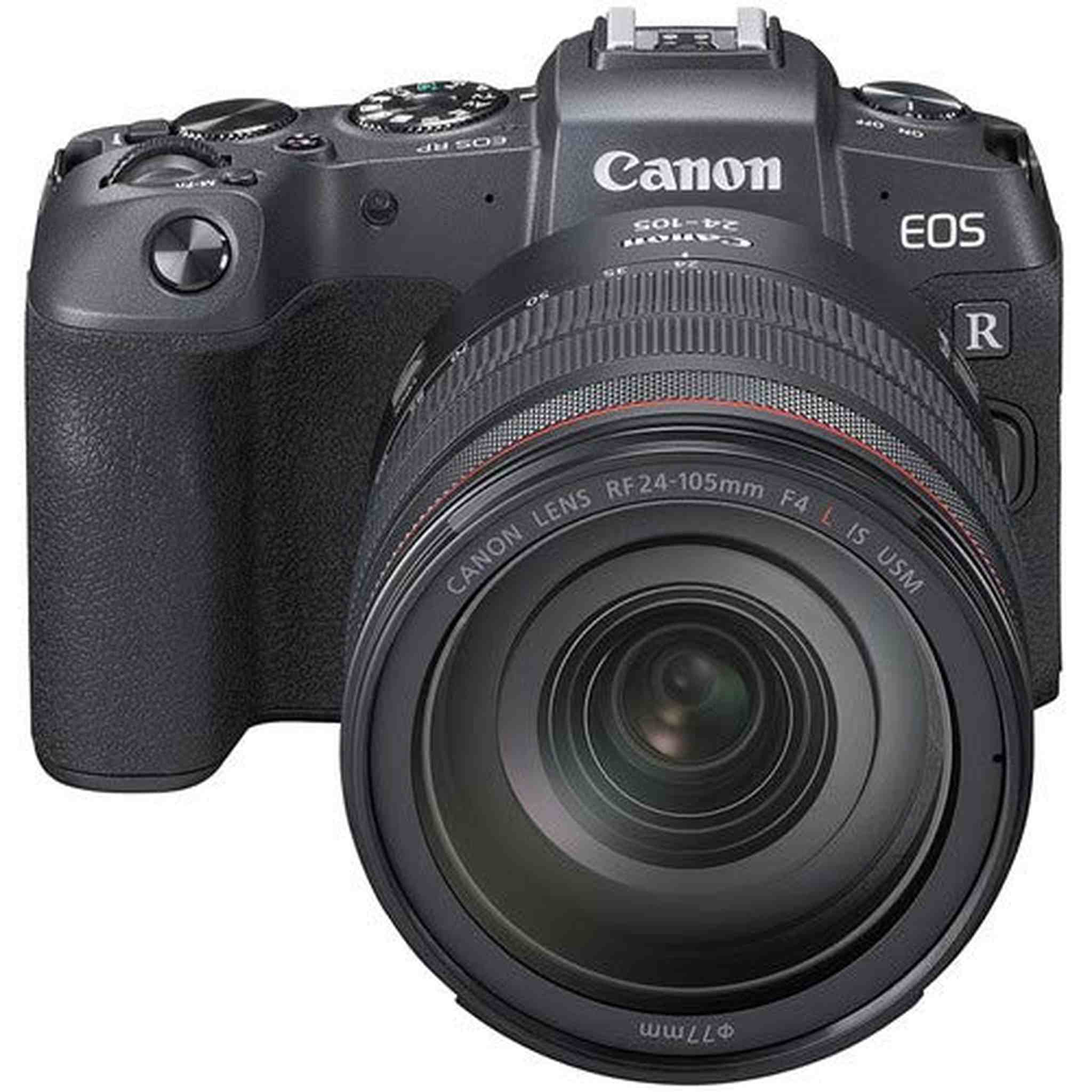 International Memory Bundle - Canon EOS RP Mirrorless Camera with with RF 24-105 F4 L is USM Lens Lens and Mount Adapter Canon