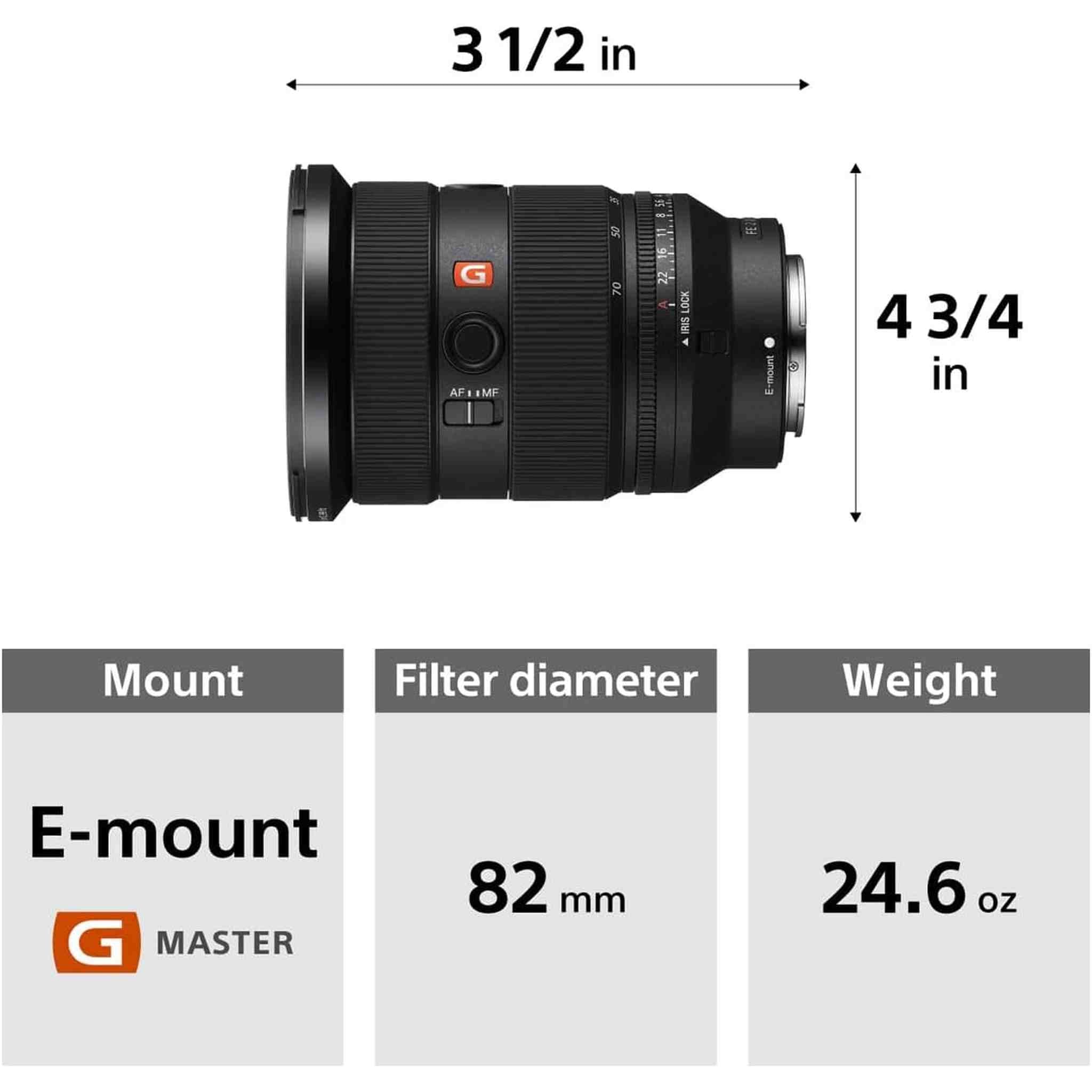 Sony FE 24-70mm F2.8 GM II Lens Sony