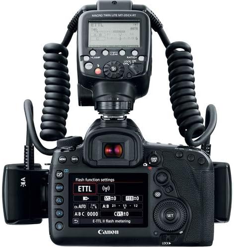 Canon MT-26EX-RT Macro Twin Lite 2398C002 Bundle with 8 AA Batteries + More Canon