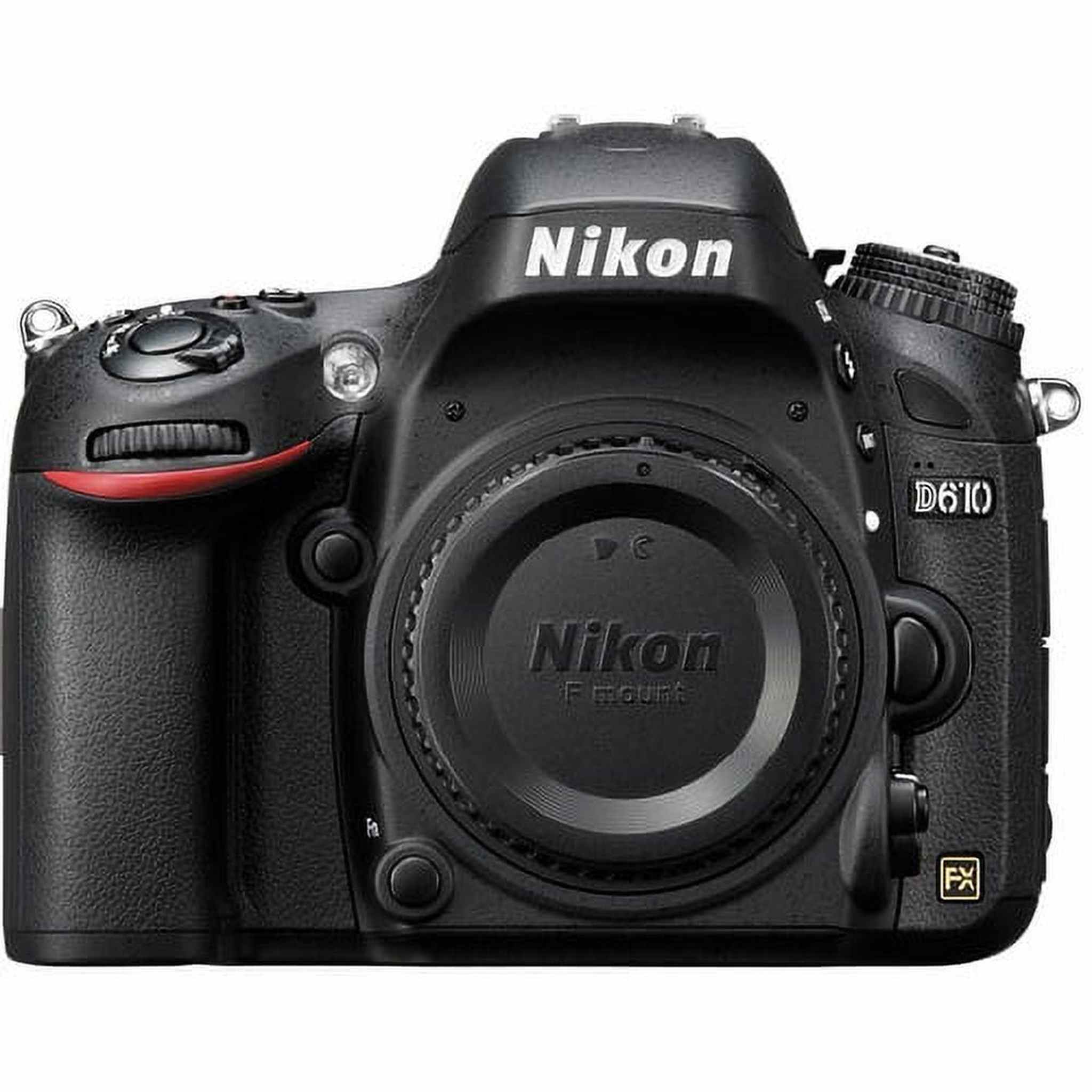 Nikon D610 24.3 MP CMOS FX-Format Digital SLR Camera Body Only Nikon