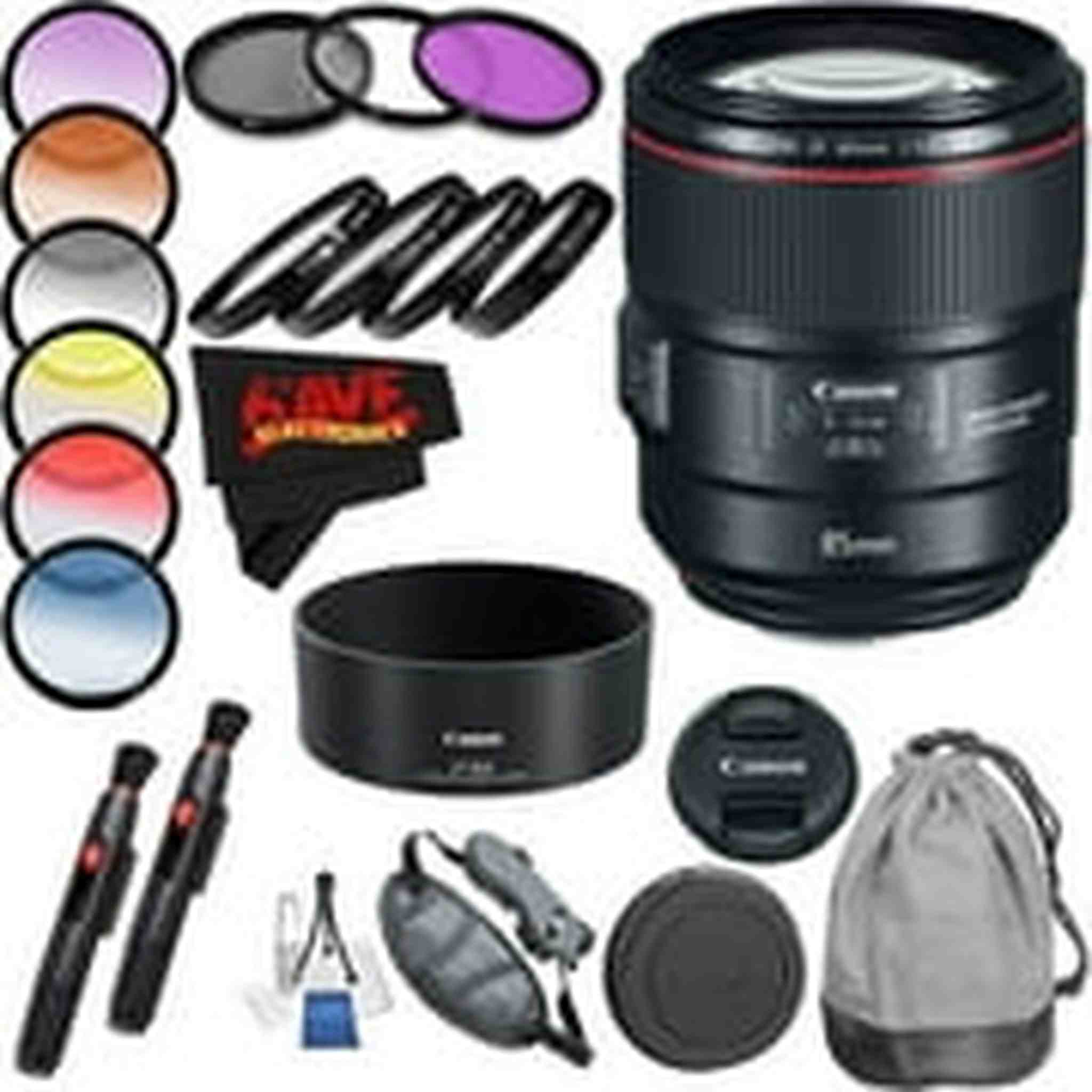 Canon EF 85mm f/1.4L is USM Lens International Version Professional Accessory Combo Canon