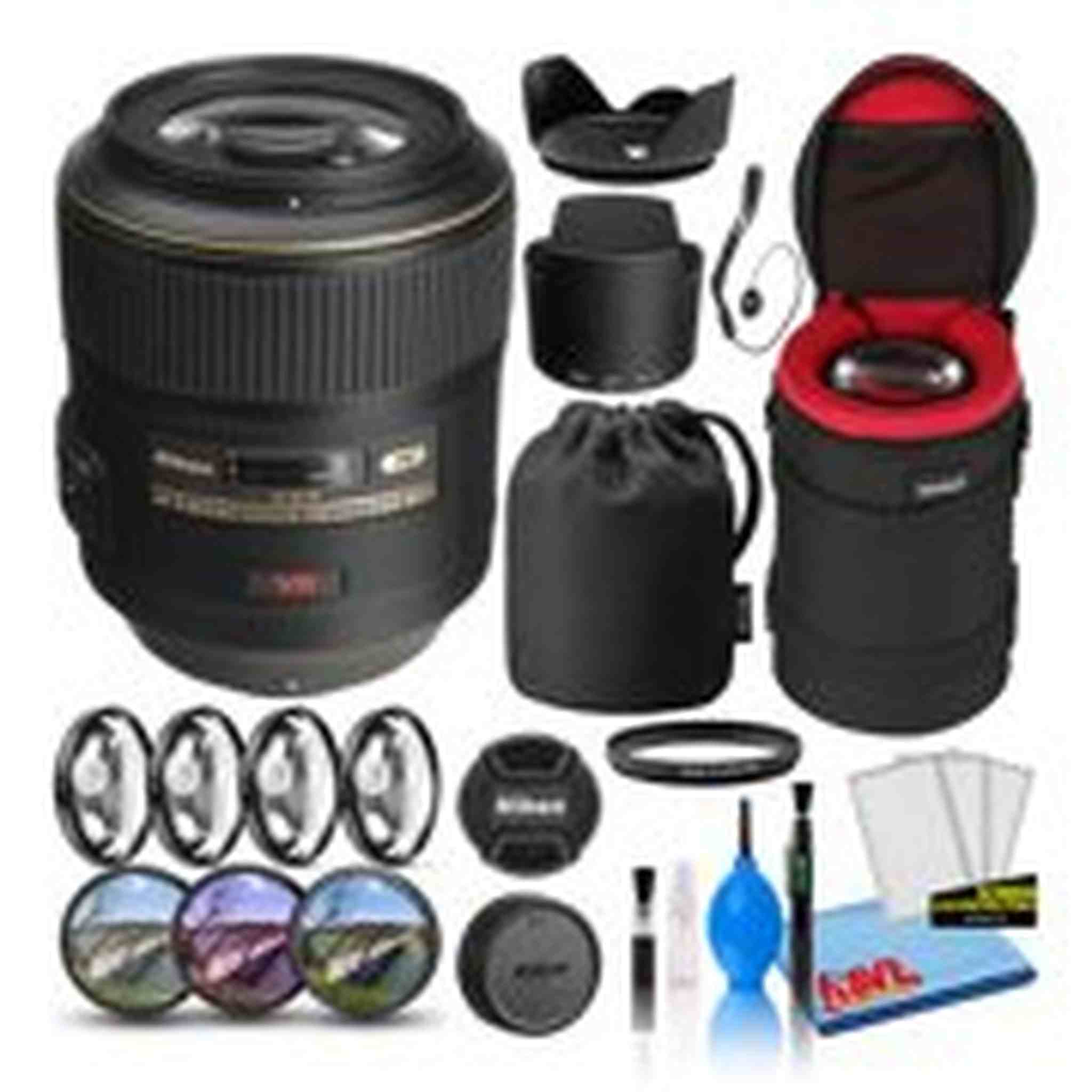 Nikon AF-S VR Micro-105mm f/2.8G IF-ED Lens 2160 Intl Model Bundle Nikon