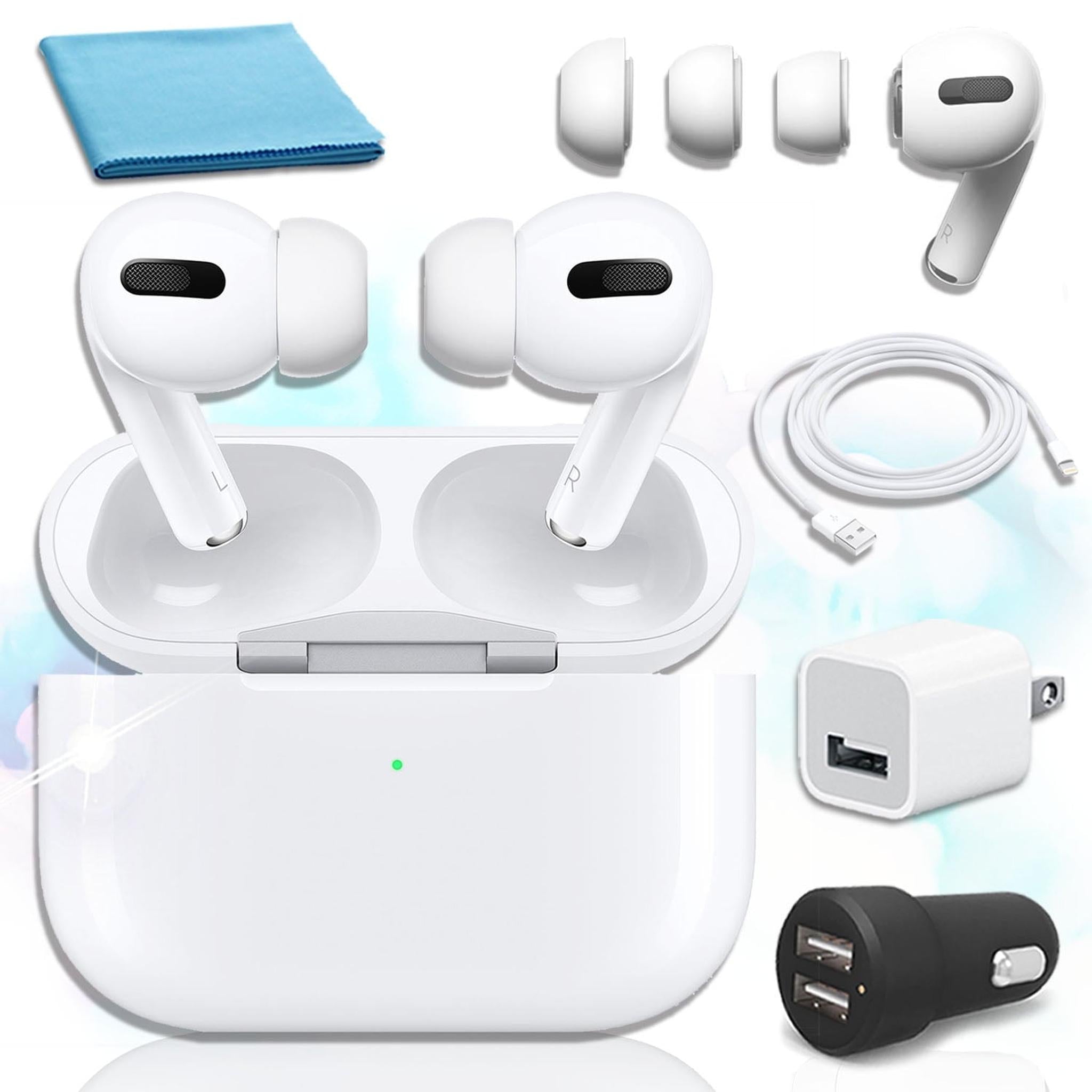 Apple AirPods Pro with Wireless Charging Case Charging Bundle