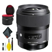 Sigma 35mm f/1.4 DG HSM Art Lens for Canon EF USA Deluxe Bundle Sigma