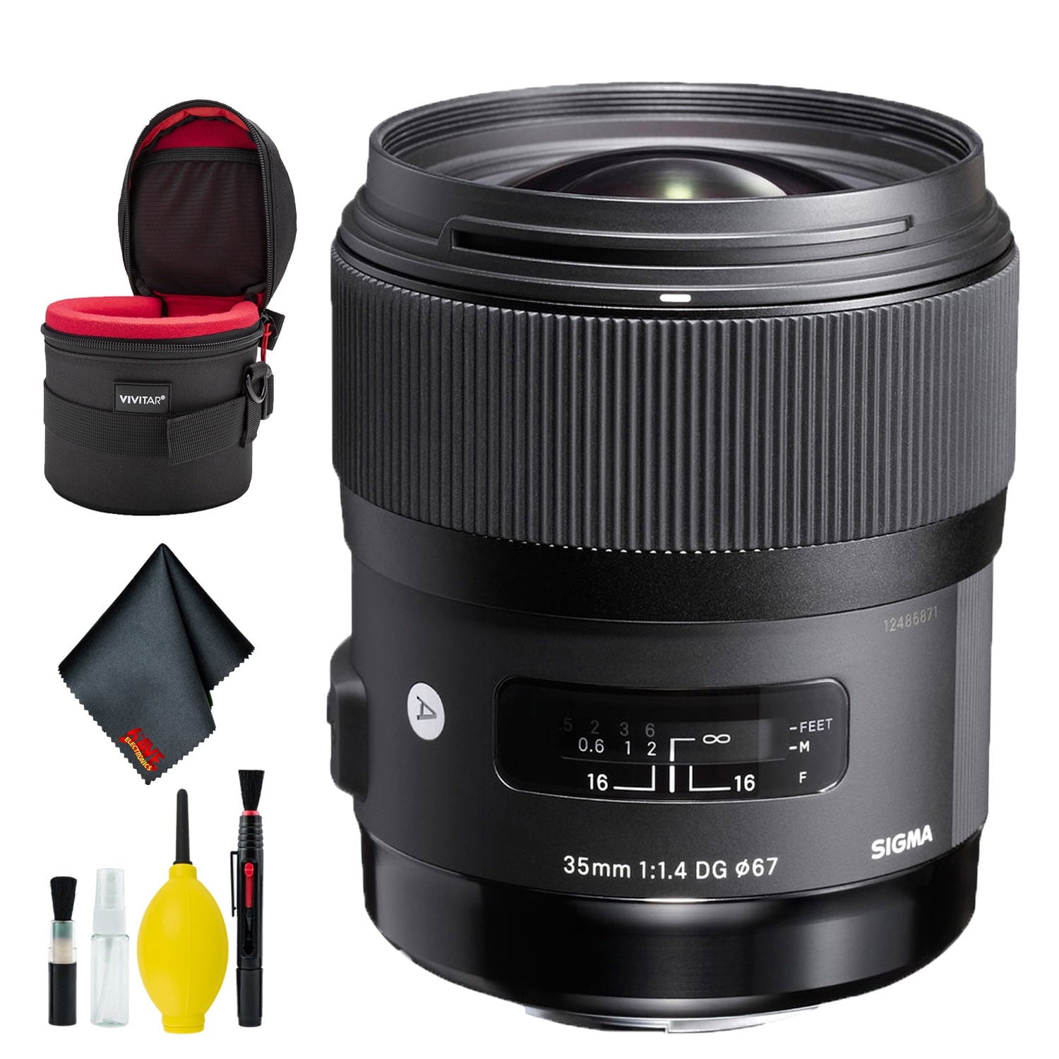 Sigma 35mm f/1.4 DG HSM Art Lens for Canon EF USA Deluxe Bundle Sigma