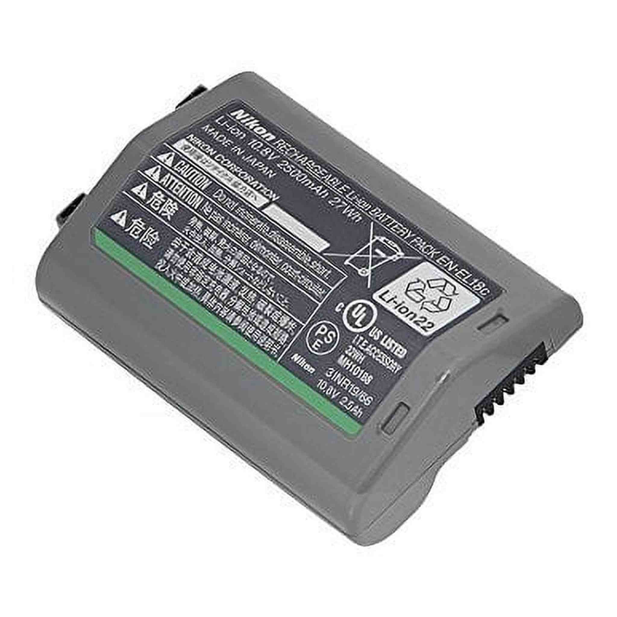 Nikon Lithium-Ion Rechargeable Digital Camera Battery, Grey EN-EL18c Nikon