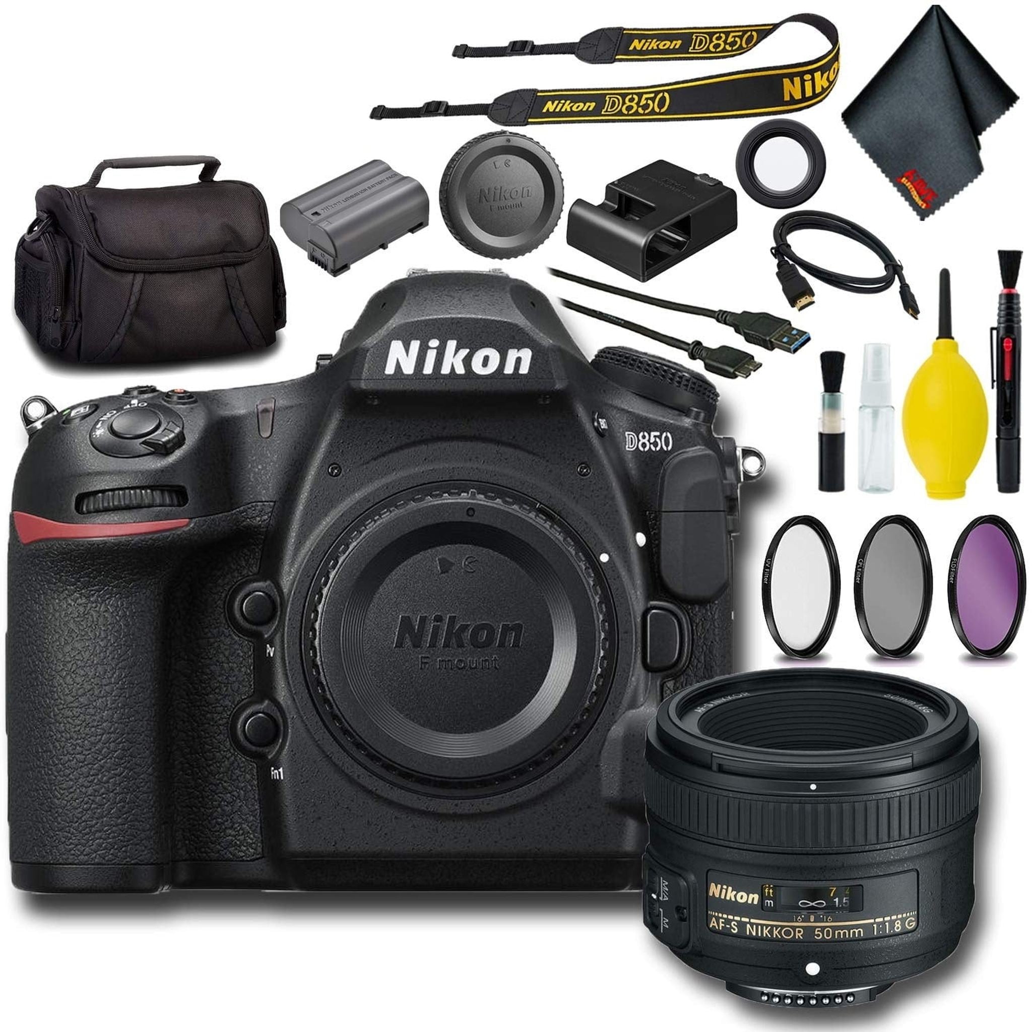 Nikon D850 DSLR Camera International Model Standard Bundle Nikon