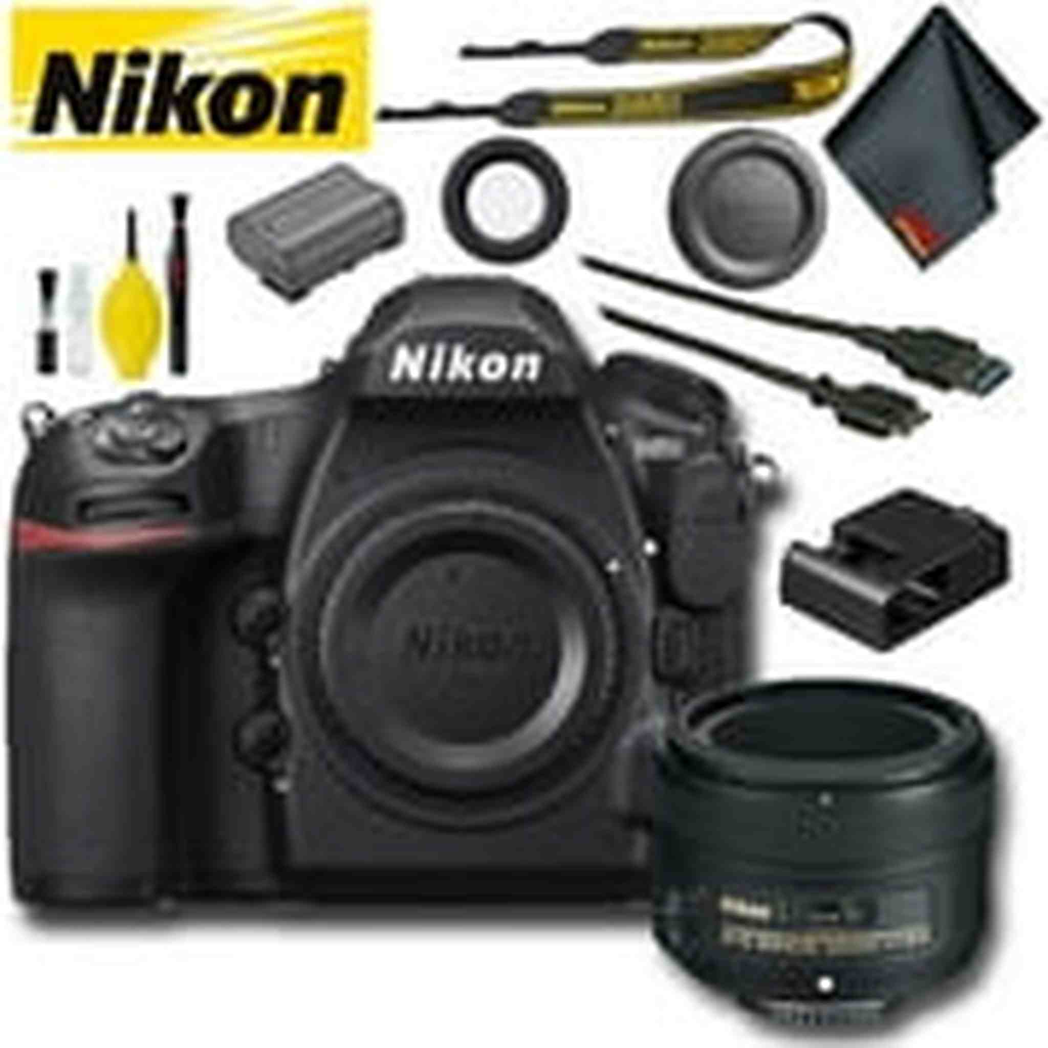 Nikon D850 DSLR Camera International Model Basic Bundle Nikon