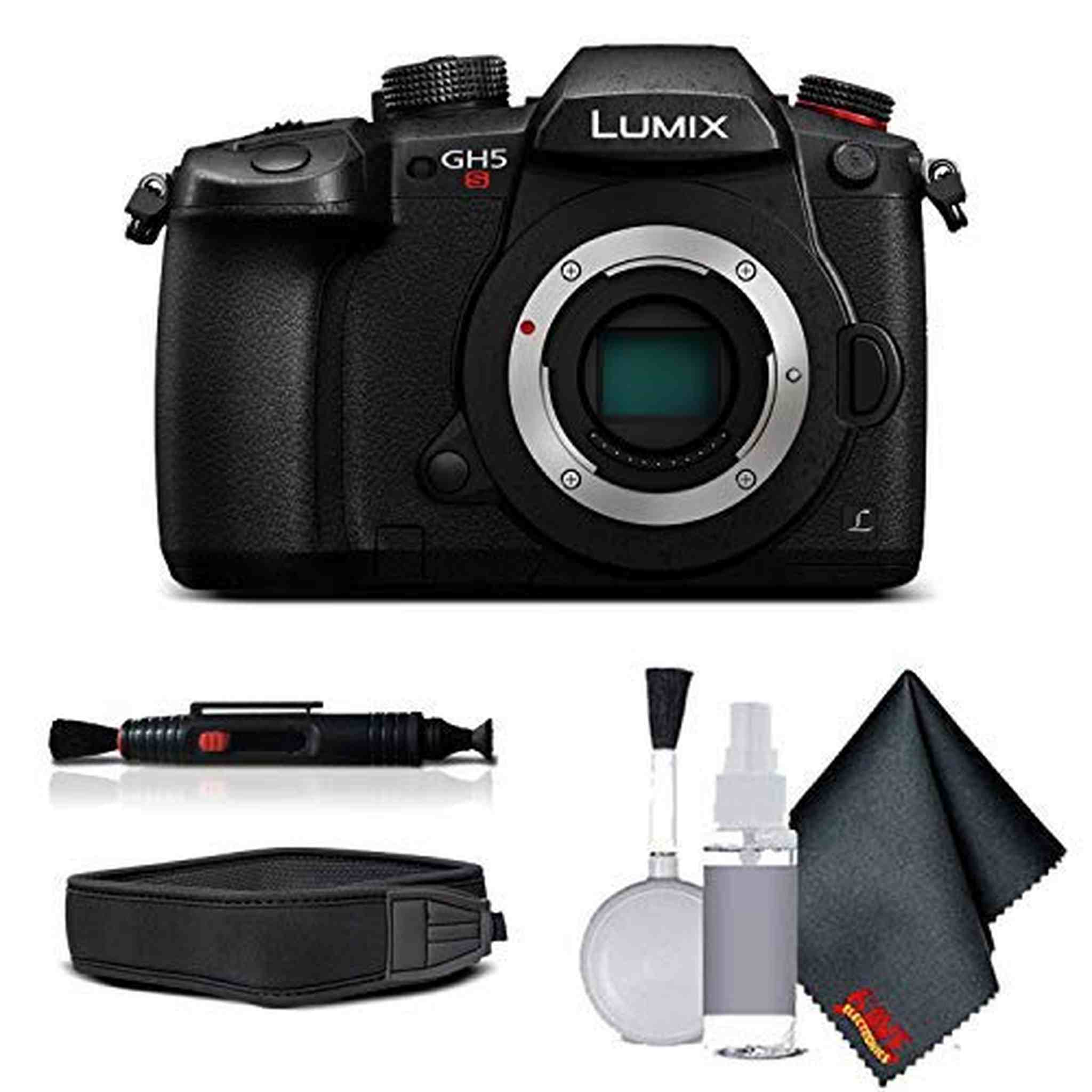 Panasonic Lumix DC-GH5S Mirrorless Micro Four Thirds Digital Camera Starter Bundle Panasonic