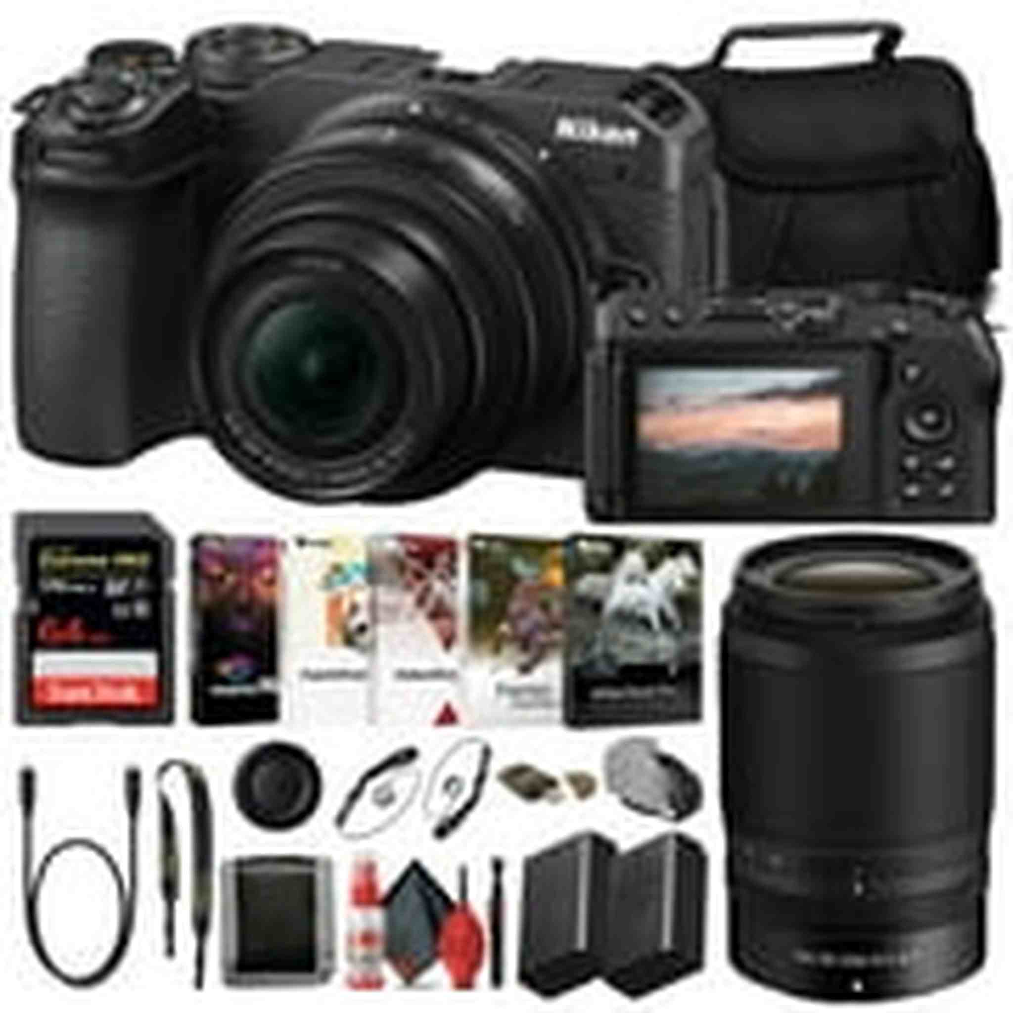 Nikon Z30 Mirrorless Camera with 16-50mm & 50-250mm Lens 1743, INTL Bundle Nikon