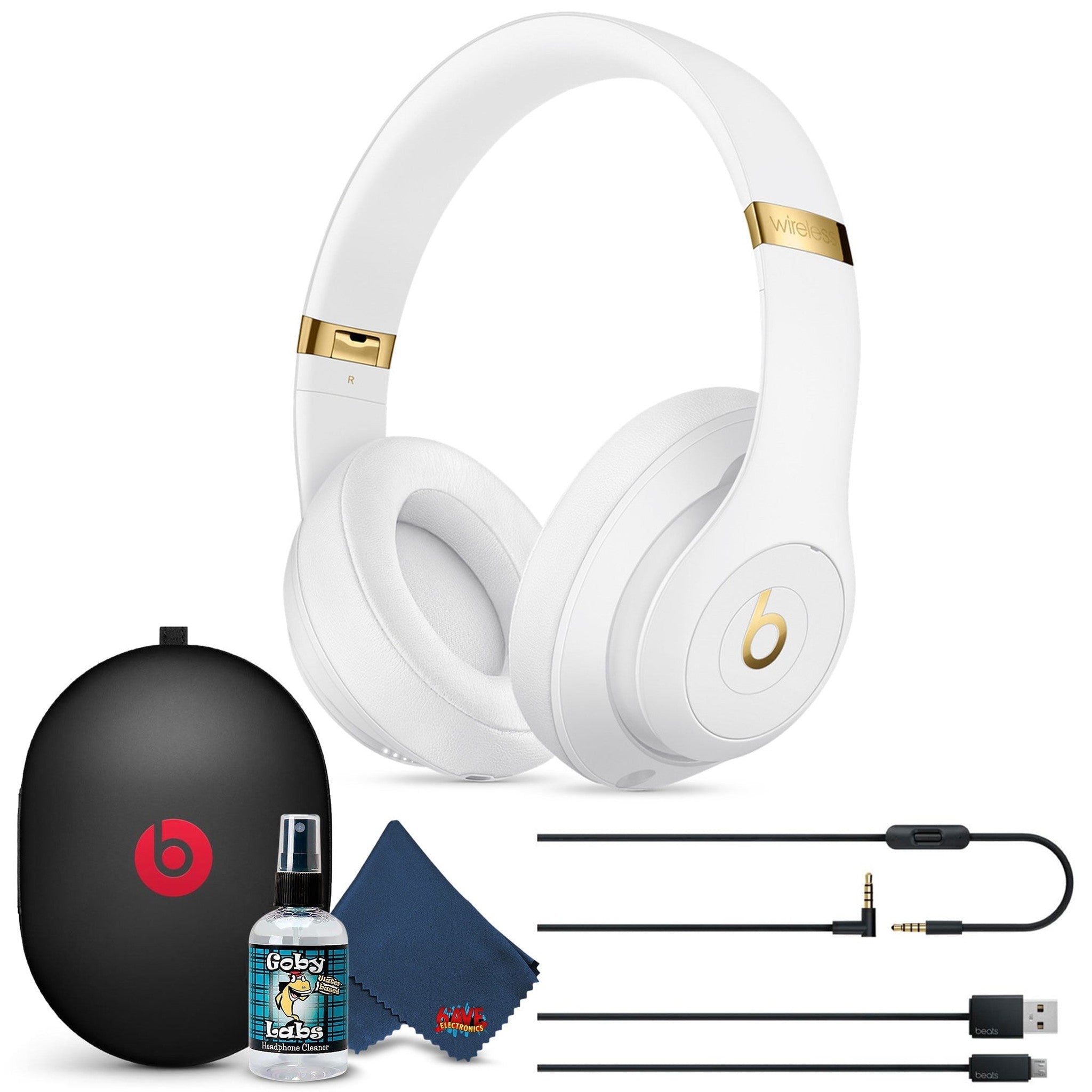 Beats Studio3 Wireless Headphones with 6Ave Cleaning Kit - Beats By Dre