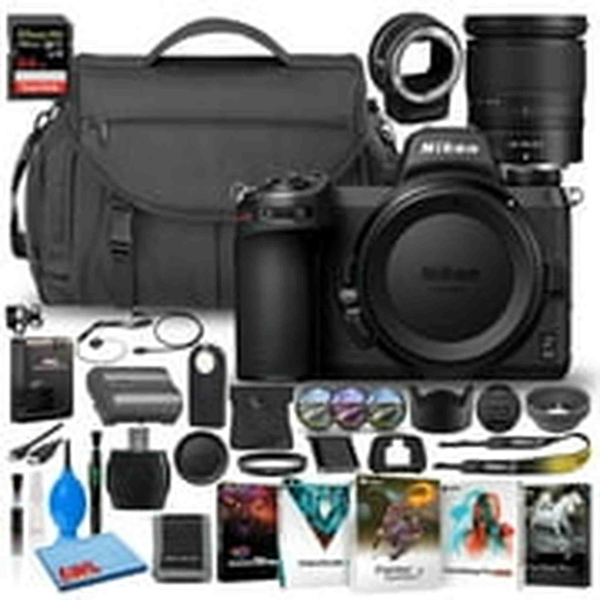 Nikon Z 6II Mirrorless Camera with 24-70mm Lens International SD + FTZ Bundle Nikon