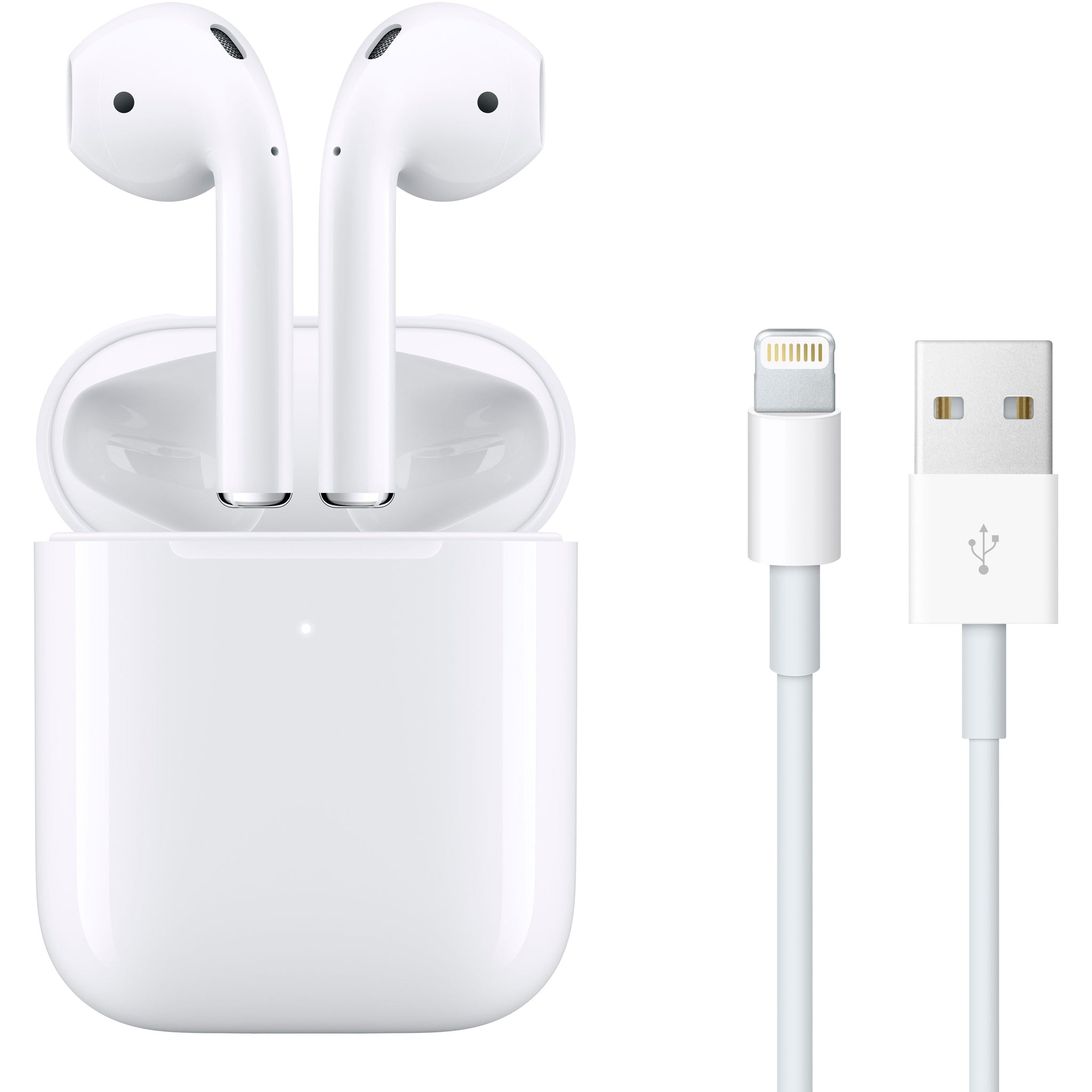 Apple AirPods with Wired Charging (2nd Gen) with Cable Ties + USB Charger