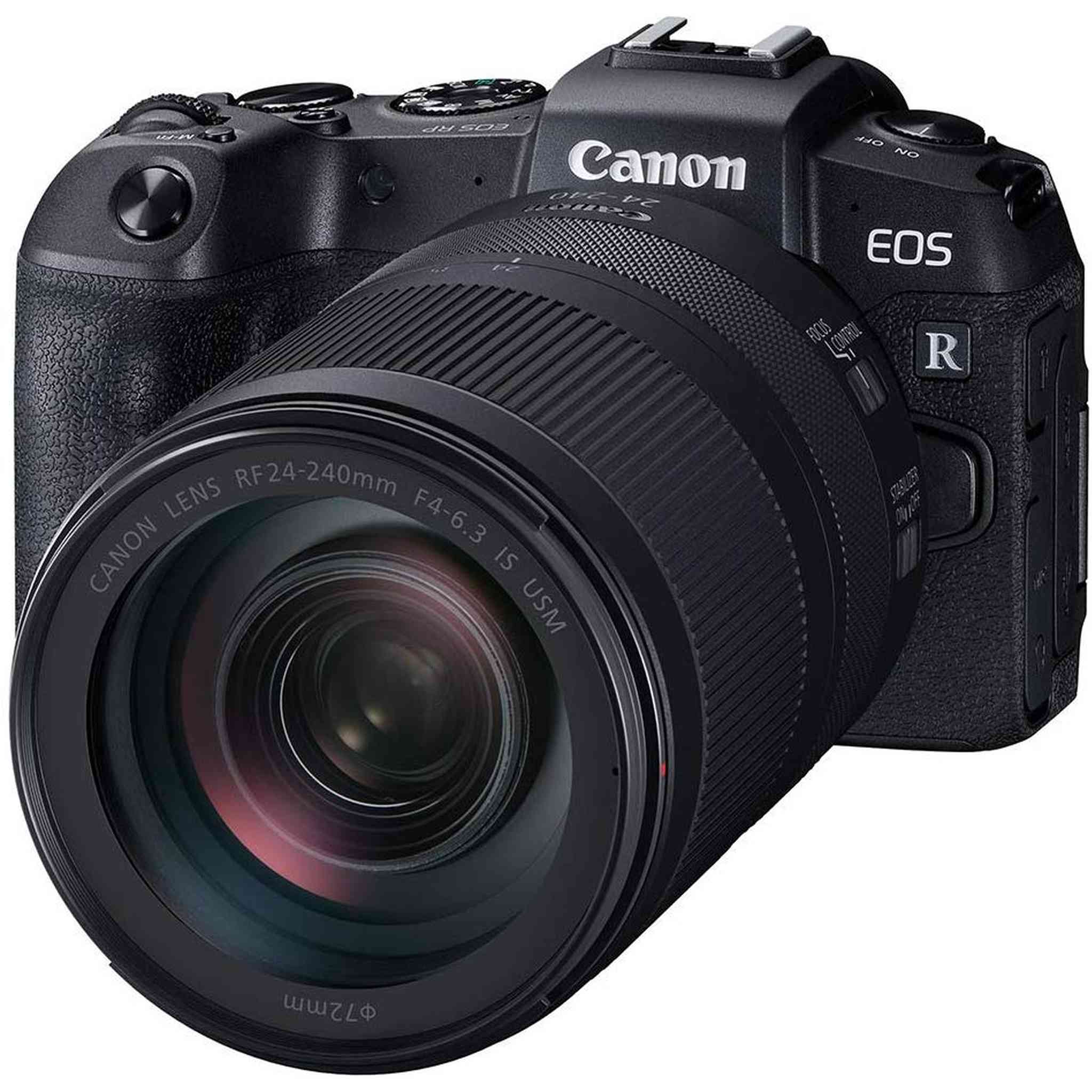 Canon EOS RP Mirrorless Camera w/RF 24-240mm Lens F/4-6.3 is USM & Lens Mount Adapter Canon