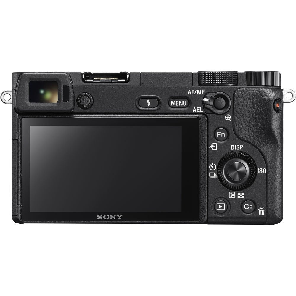 Sony Alpha a6300 Mirrorless Digital Camera International Model Vario-Tessar T FE 24-70mm f/4 ZA OSS Lens + NP-FW50 Rep Sony