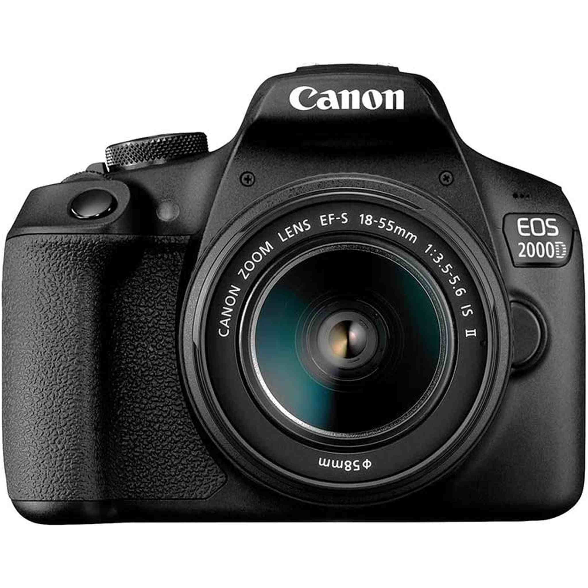 Canon EOS 2000D DSLR Camera w/EF-S 18-55mm f/3.5-5.6 IS II Lens Canon