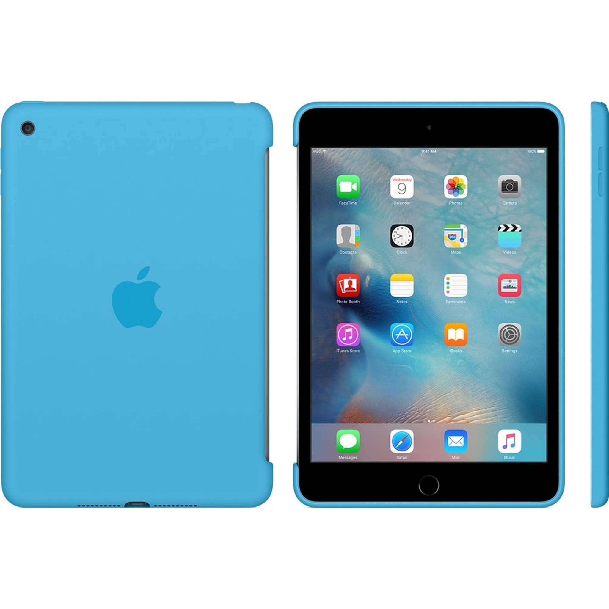 Apple iPad mini 4 Silicone Case - Blue MLD32ZM/A Apple