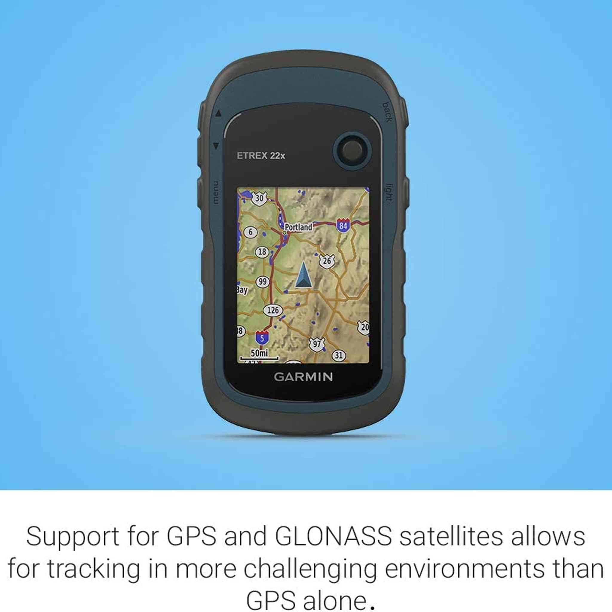 Garmin eTrex 22x, Handheld GPS Navigator with 6Ave Travel Kit 010-02256-00 Garmin