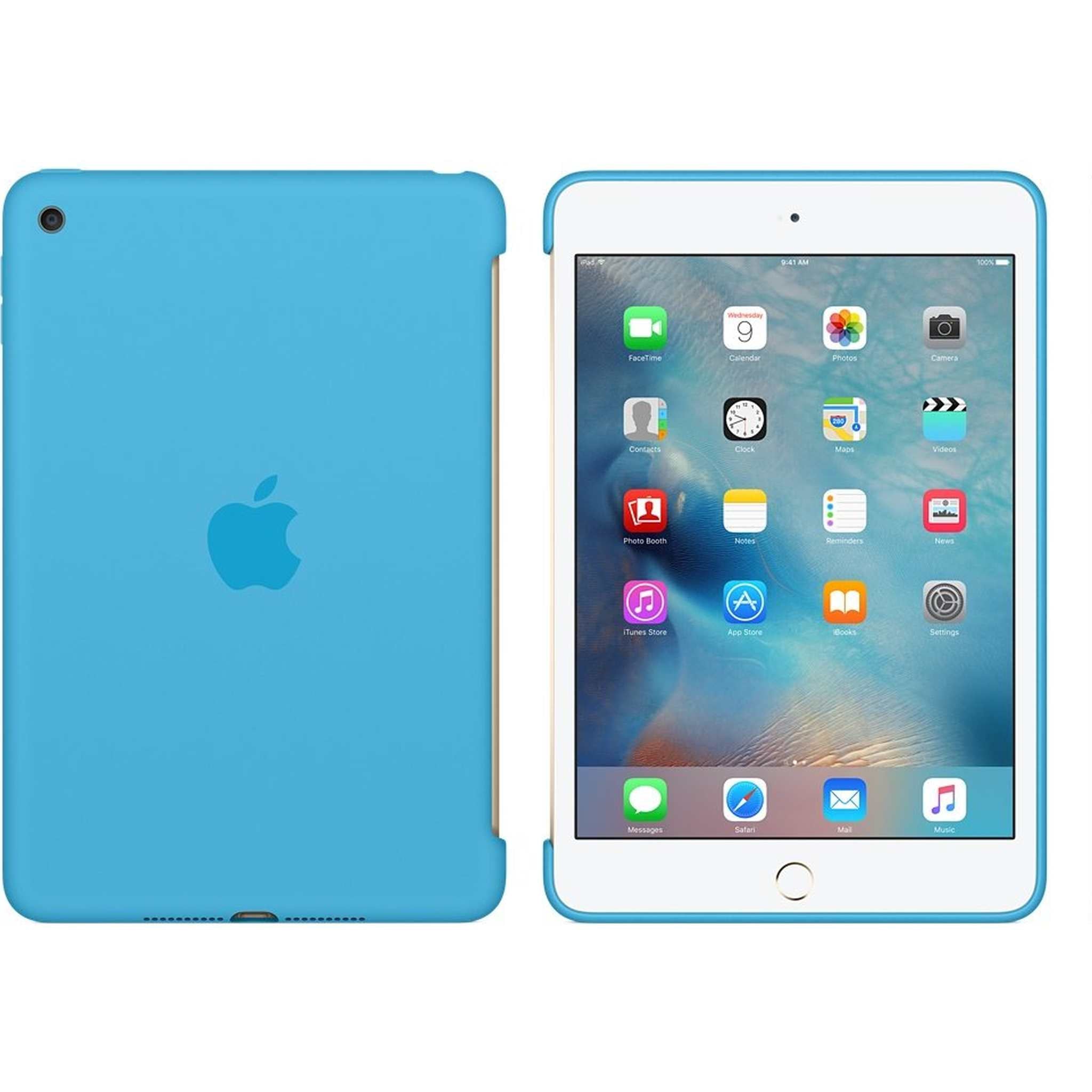 Apple iPad mini 4 Silicone Case - Blue MLD32ZM/A Apple