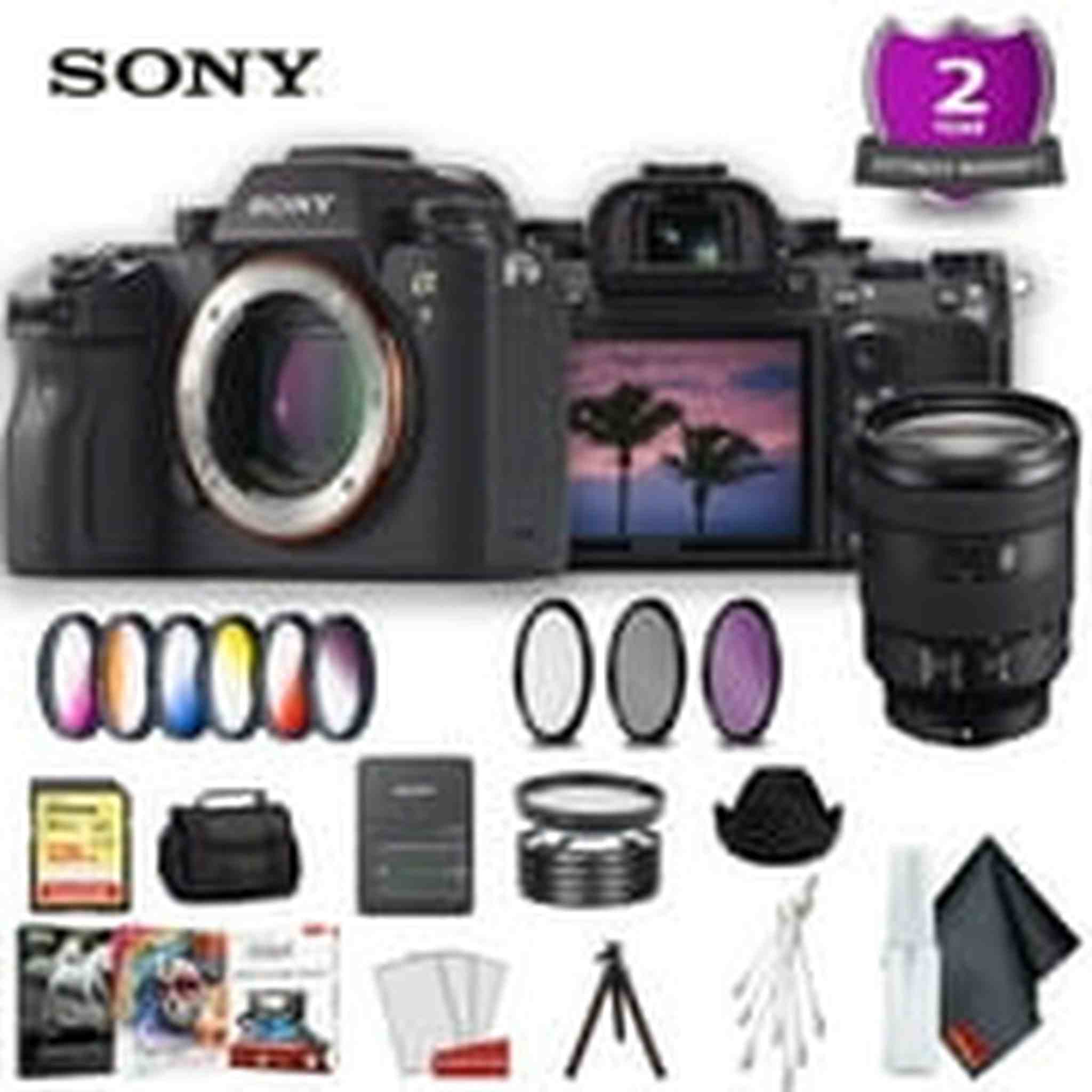 Sony Alpha a9 Mirrorless Digital Camera International Model Standard Accessory Bundle w/ 24-105mm Lens Sony