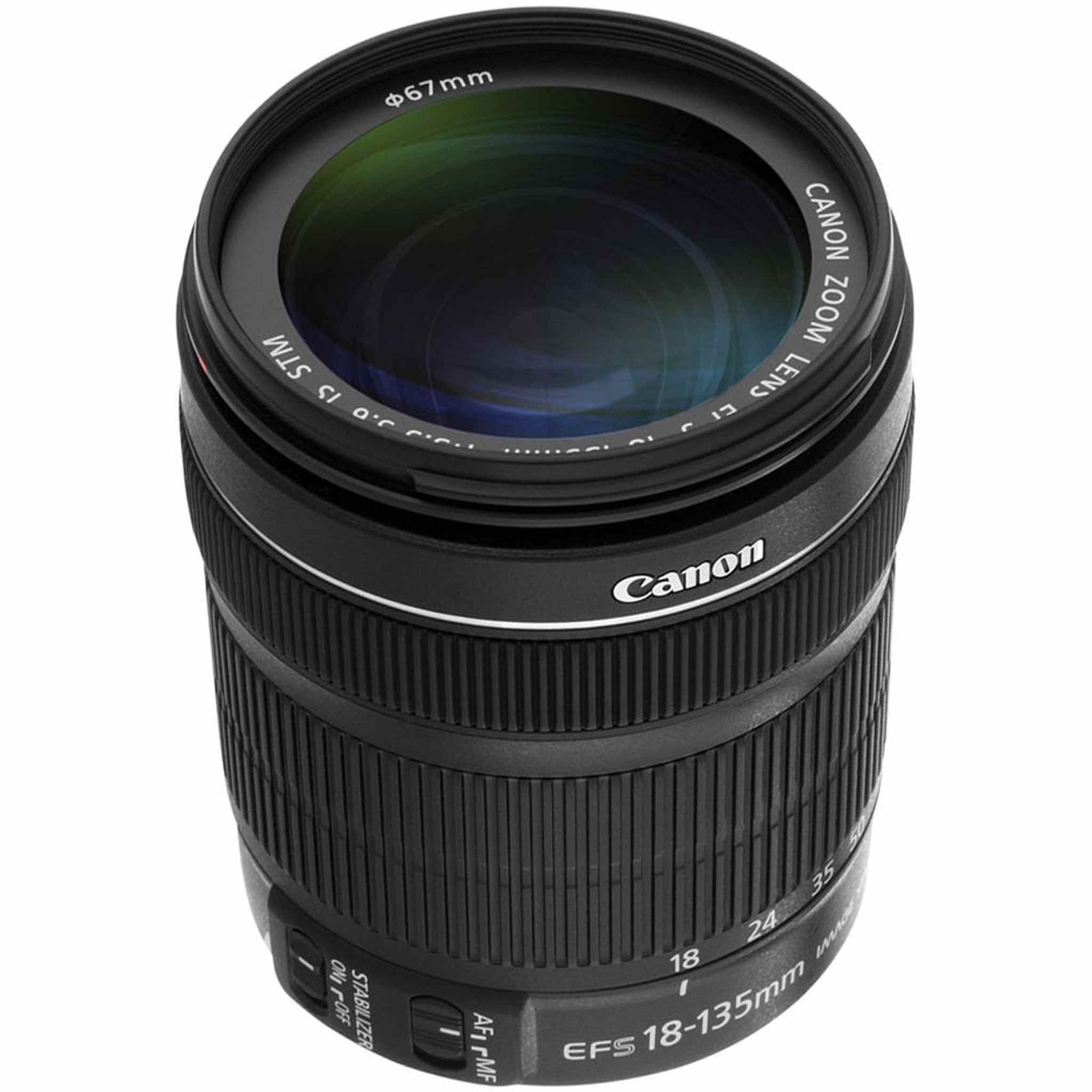 Canon EF-S 18-135mm f/3.5-5.6 STM Lens Intl Model + 3 Pcs Filter Kit + Cleaning Kit Canon