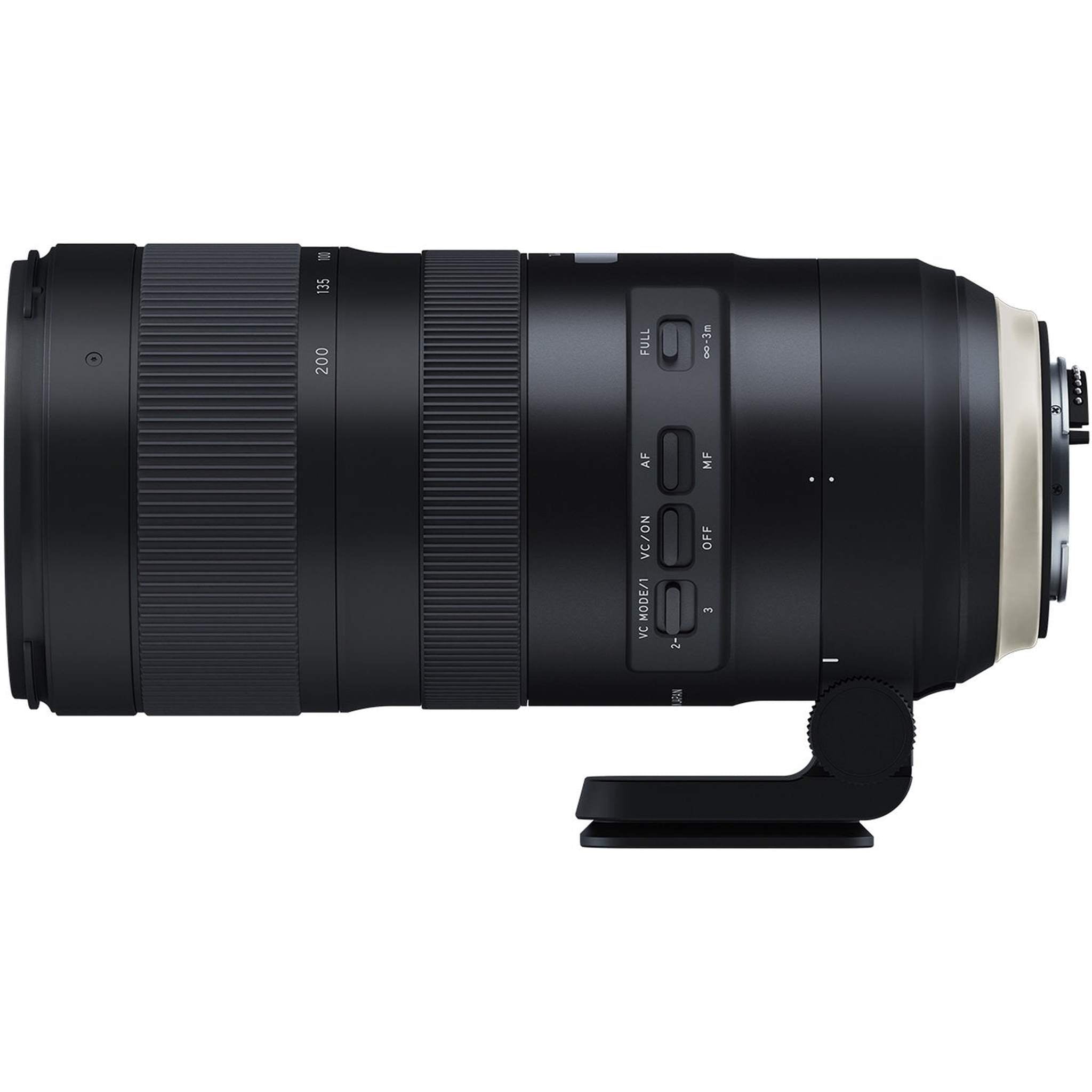 6Ave Tamron SP 70-200mm f/2.8 Di VC USD G2 Lens for Nikon F (International Model) + 77mm UV Filter + Lens Cap Keeper + M