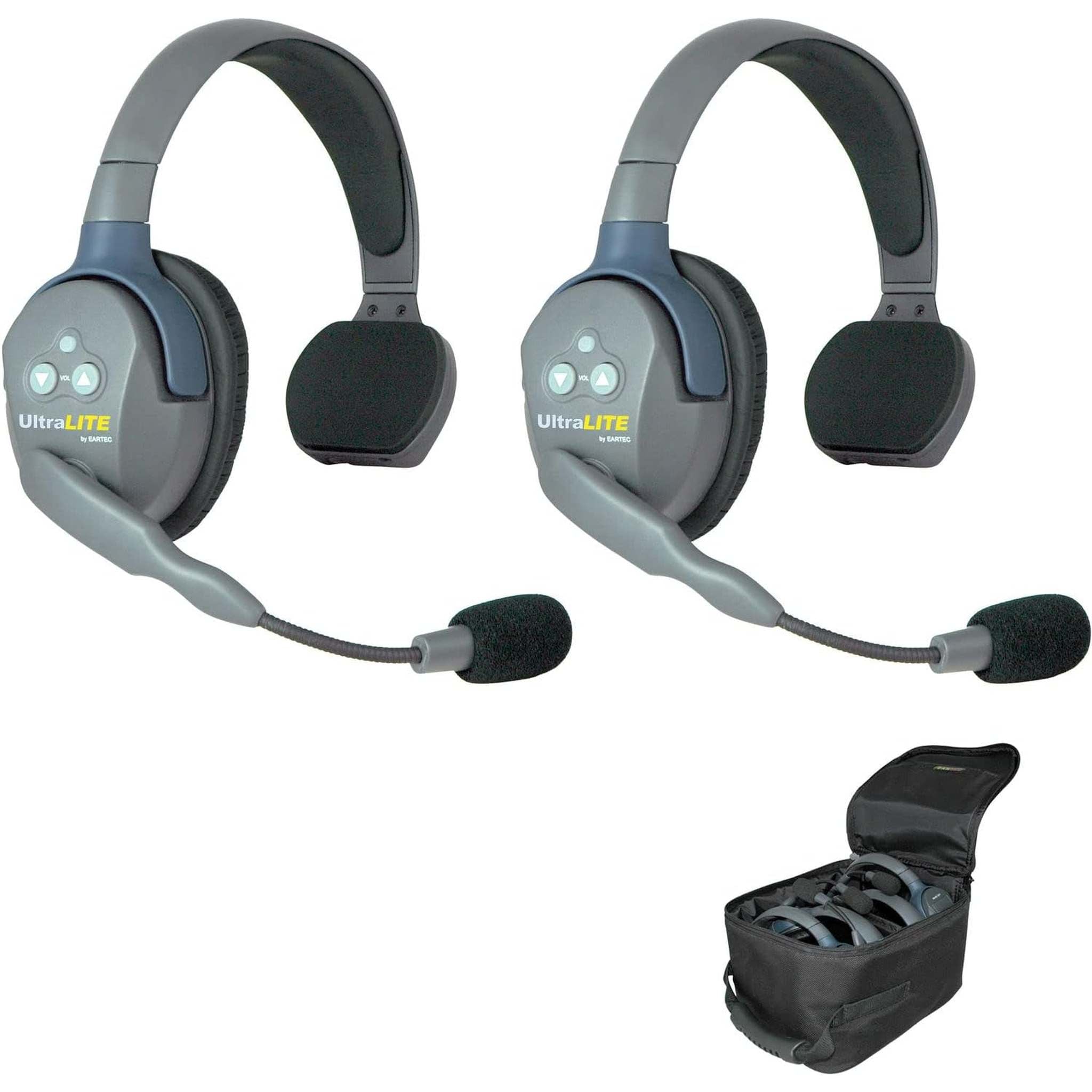 Eartec UL2S UltraLITE 2-Person Headset System USA Bundle 1 Eartec