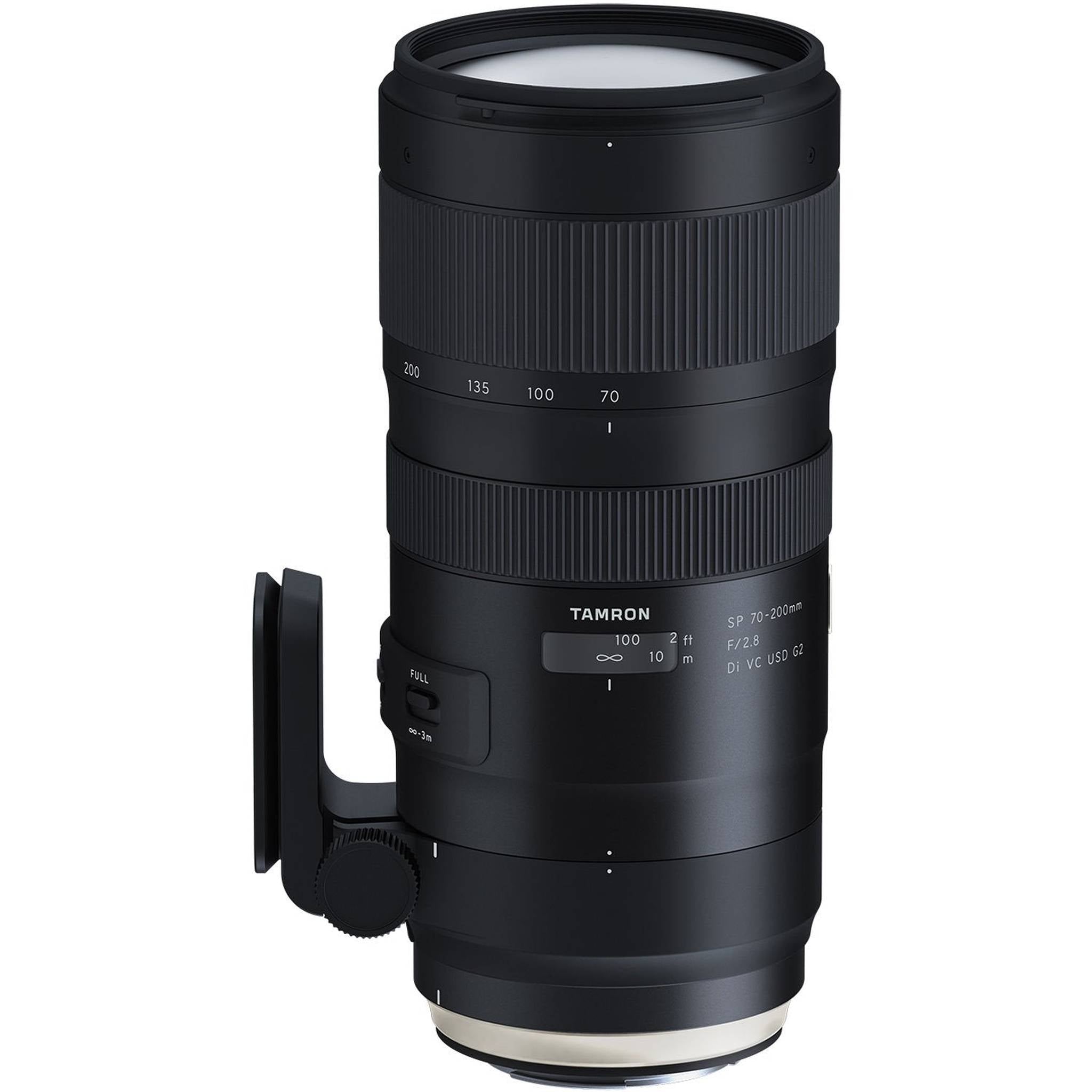 6Ave Tamron SP 70-200mm f/2.8 Di VC USD G2 Lens for Canon EF (International Model) + 77mm 3 Piece Filter Kit + Deluxe Cl