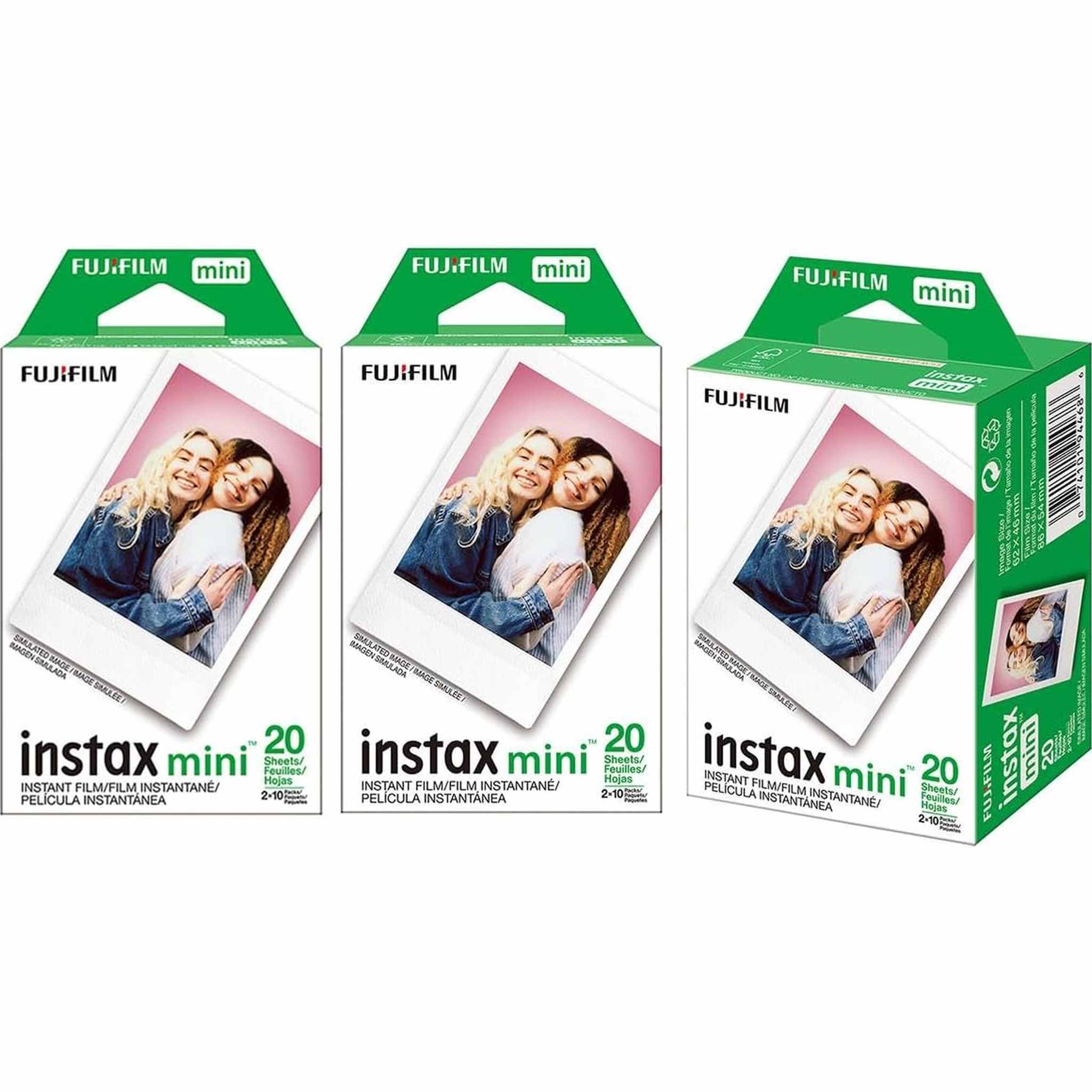 Fujifilm Instax Mini Instant Film 60 Sheets for Mini 9, Mini 8, Mini 70, SP-2 Fujifilm