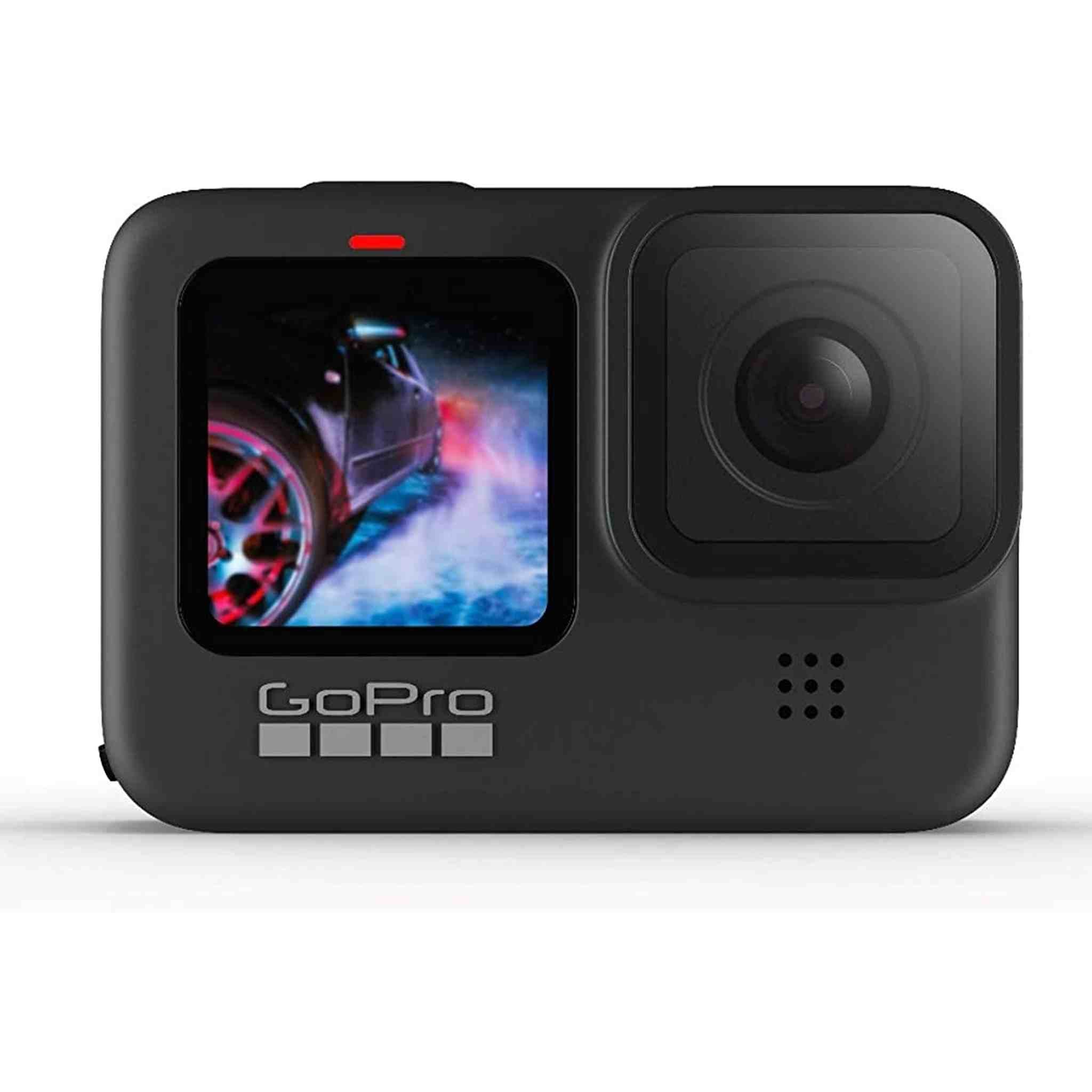 GoPro HERO9 Black Waterproof Action Camera with 5K Ultra HD Video, 20MP Photos Bundle GoPro