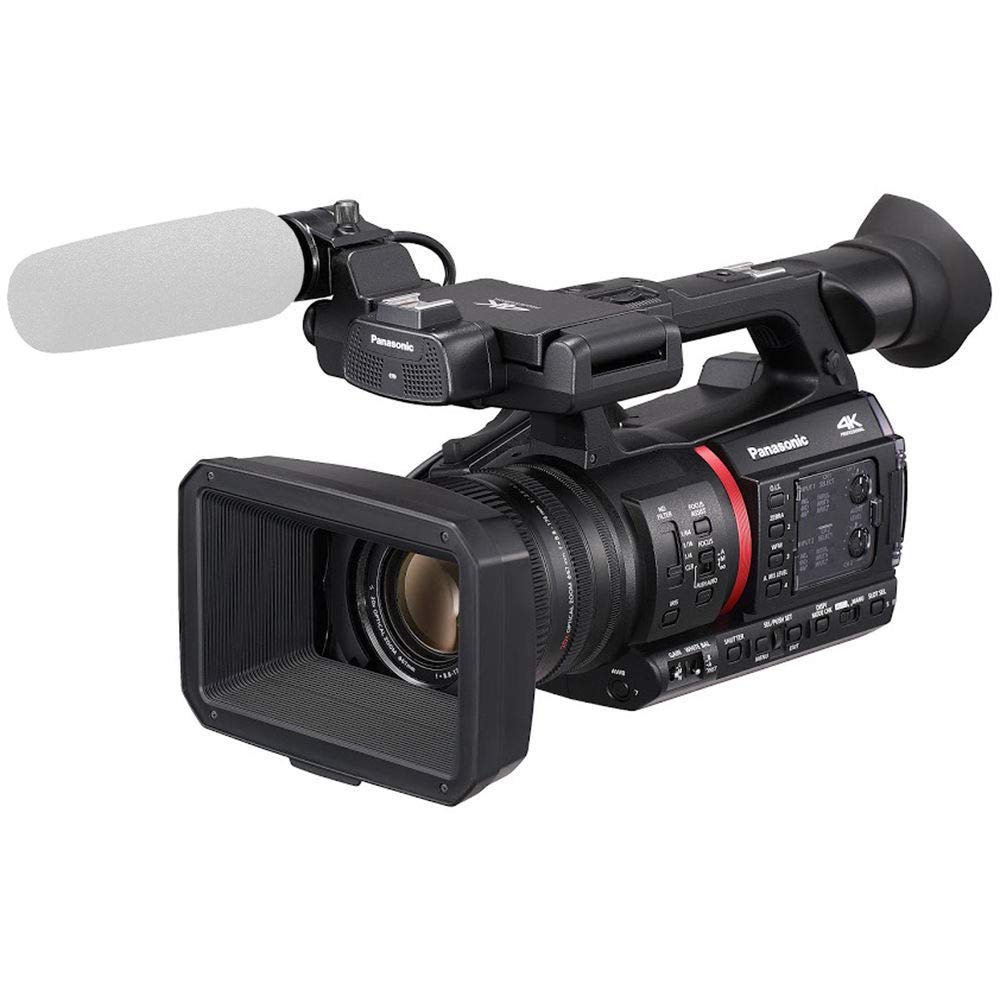 Panasonic AG-CX350 4K Camcorder with 128GB Memory Card - Pro Video Light Bundle Panasonic