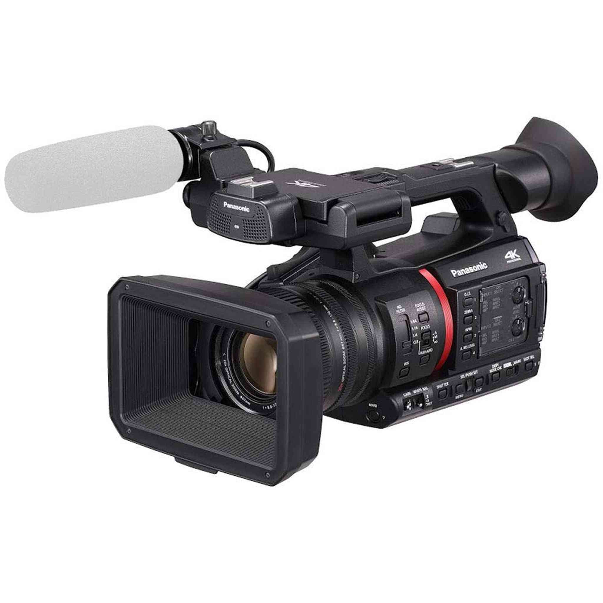 Panasonic AG-CX350 4K Camcorder Accessory Bundle with Cleaning Kit and Memory Card Kit Panasonic