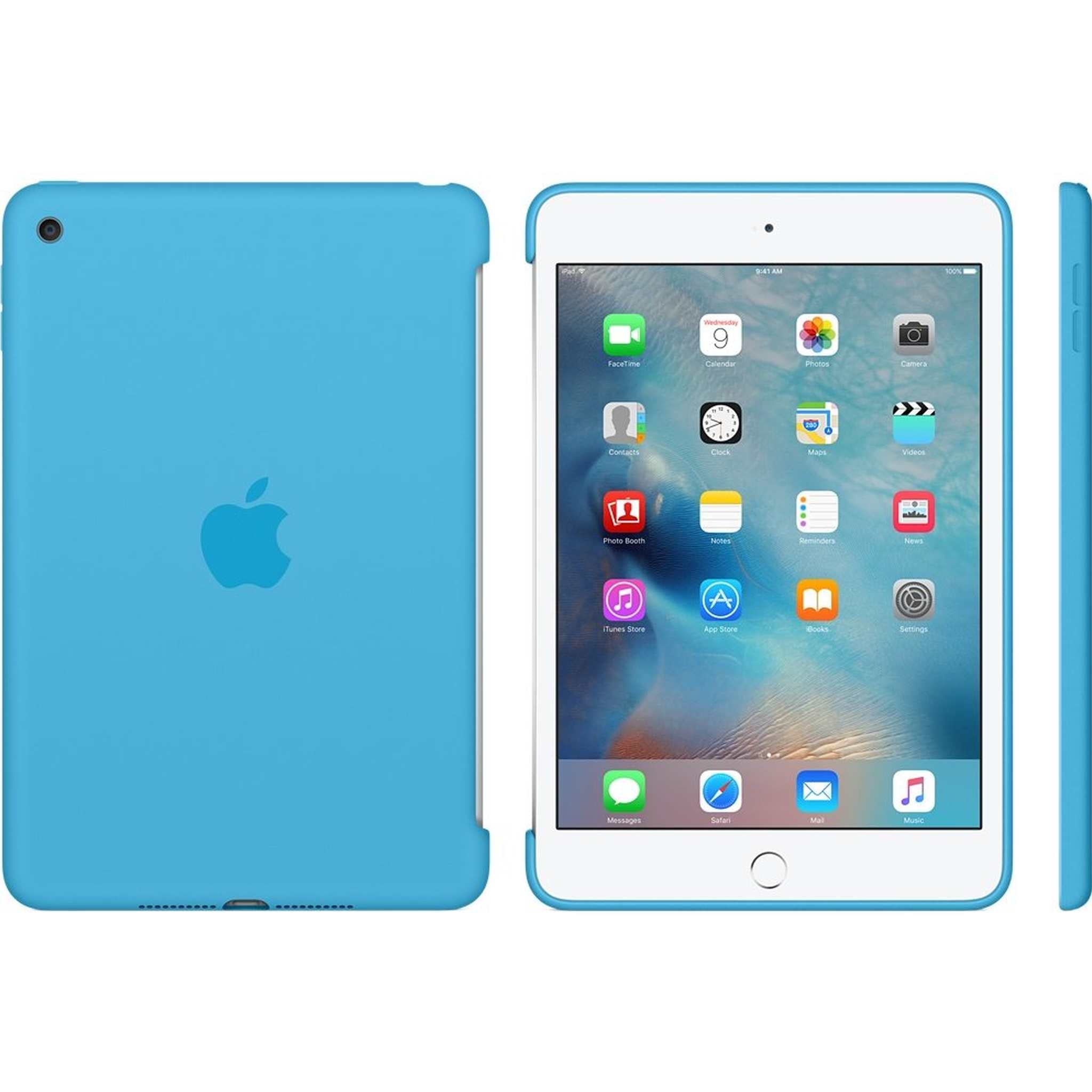 Apple iPad mini 4 Silicone Case - Blue MLD32ZM/A Apple