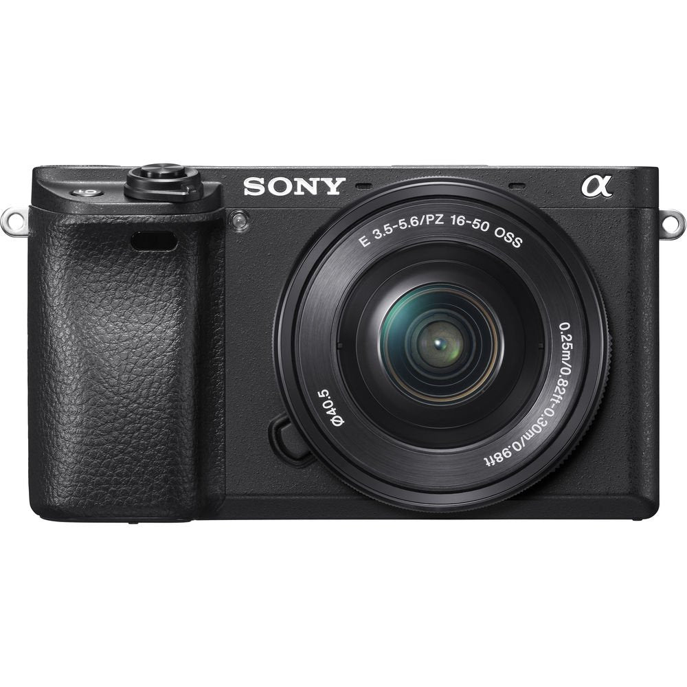 Sony Alpha a6300 Mirrorless Digital Camera with 16-50mm Lens International Model + NP-FW50 Replacement Lithium Ion Bat Sony