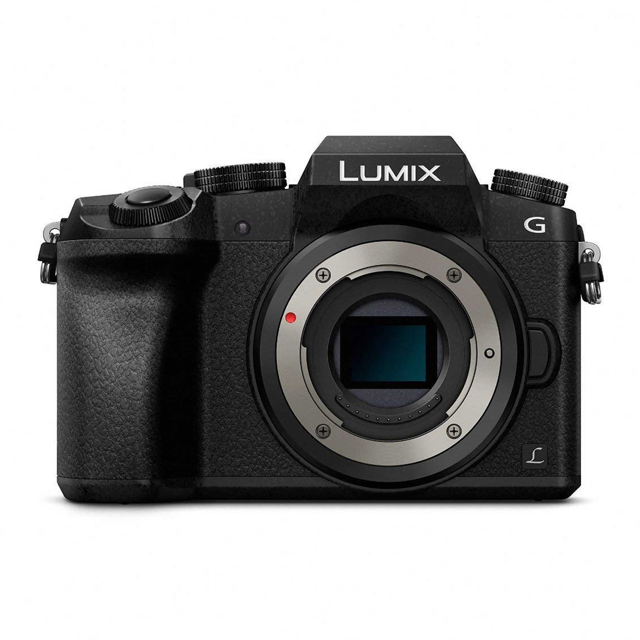 Panasonic Lumix DMC-G7 Mirrorless Micro Four Thirds Digital Camera Body Only Bundle with 64GB Memory Card + Replacemen Panasonic