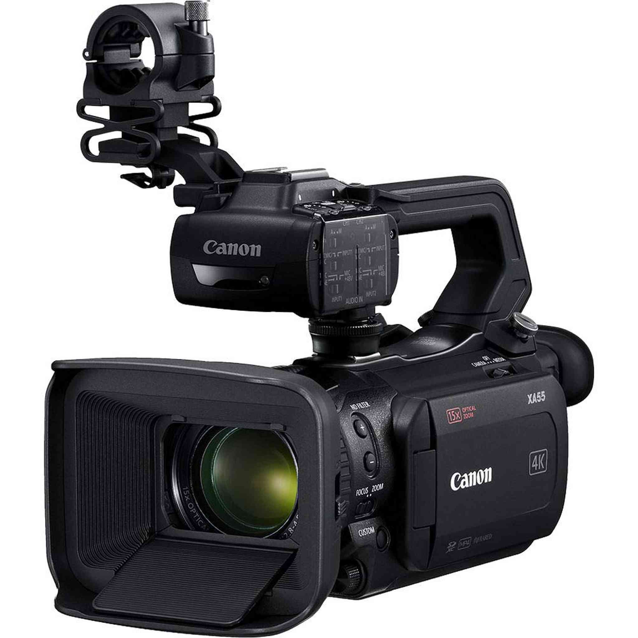 Canon XA55 Professional UHD 4K Camcorder Base Accessory Bundle Canon