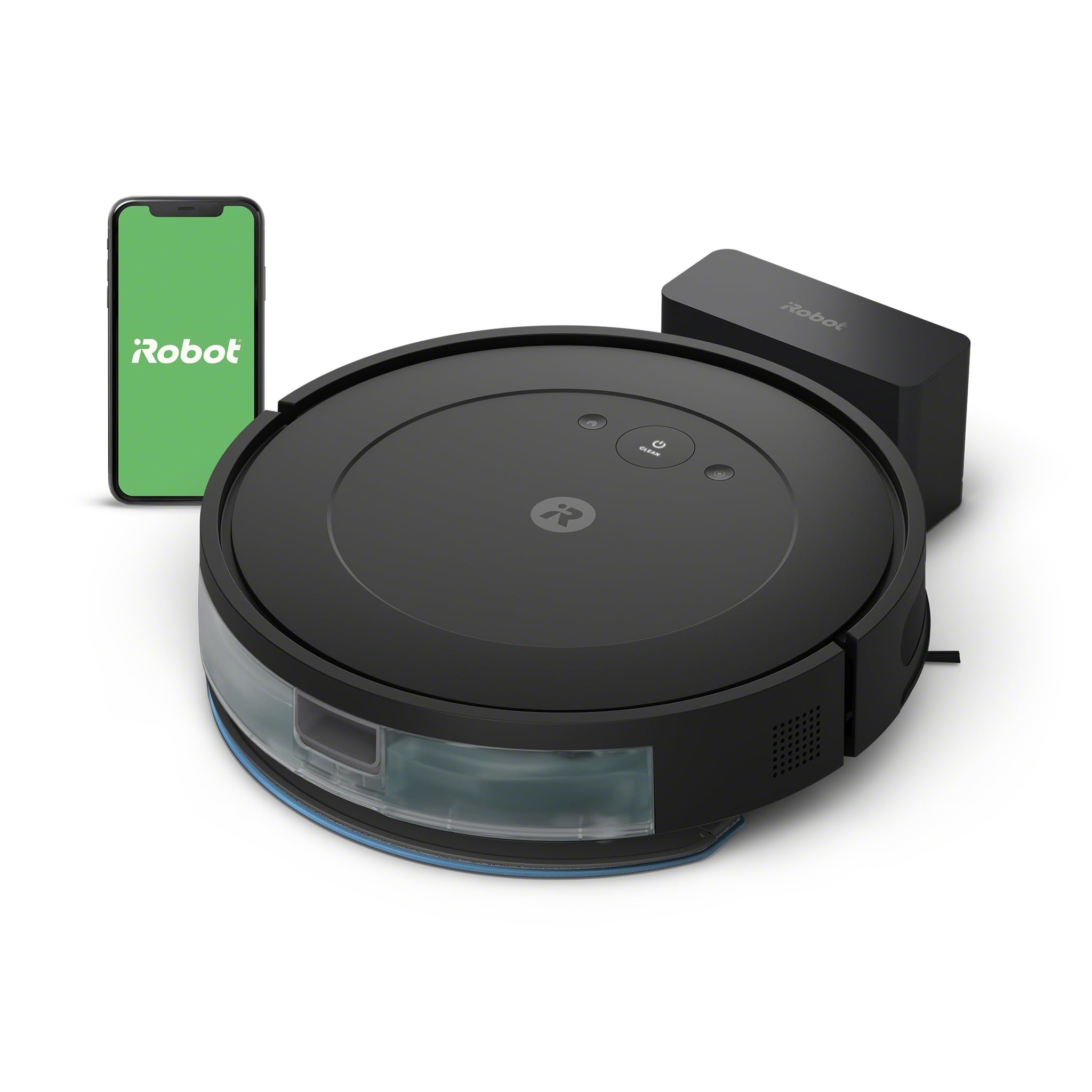 iRobot Roomba Essential Robot Vacuum and Mop Combo Y0140 - Vacuums and mops, Easy to use, Power-lifting suction, Multi-surface cleaning, Smart navigation cleans in neat rows, Self-charging, Alexa iRobot