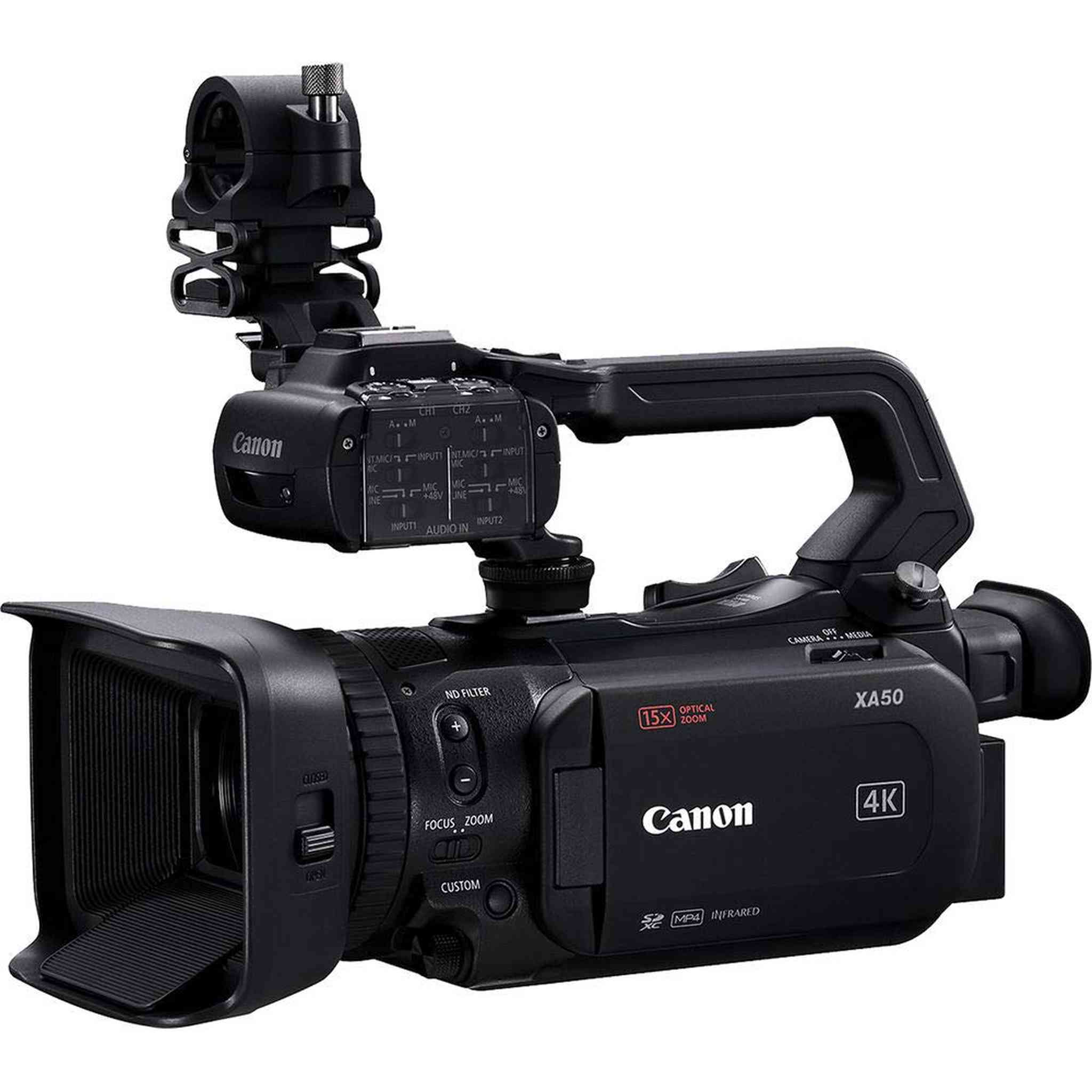 Canon XA50 Professional UHD 4K Camcorder Advanced Accessory Bundle Canon