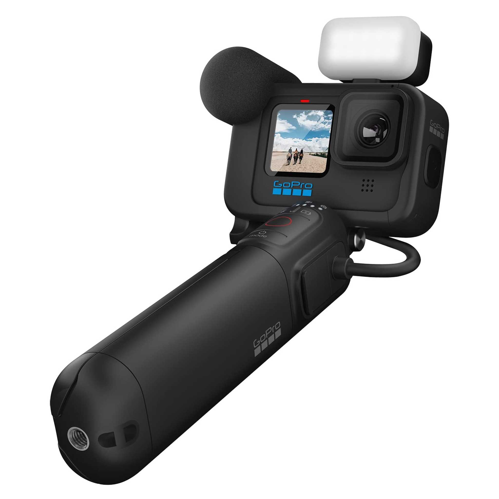 GoPro HERO11 Black Creator Edition - Includes HERO11 , Volta Battery Grip, Tripod, Remote , Media Mod, Light Mod, Enduro Battery, and Carrying Case GoPro