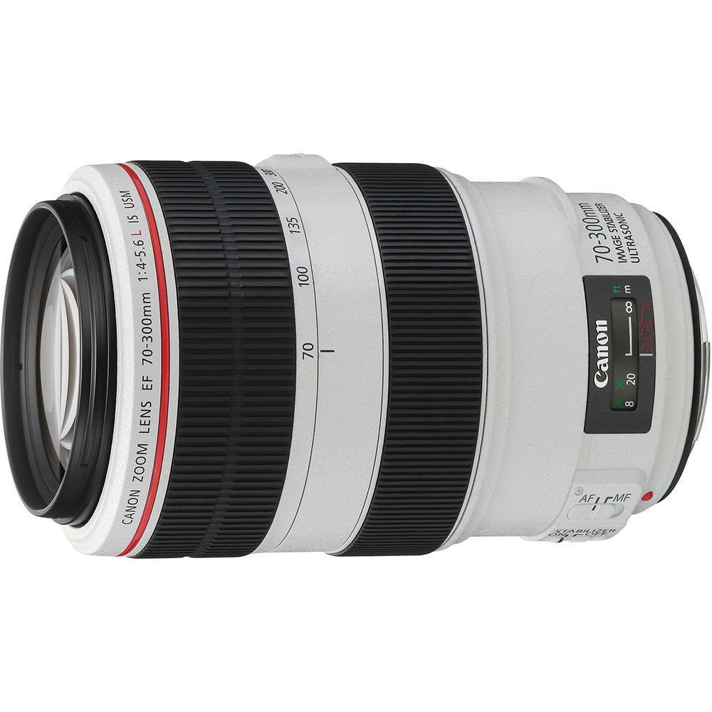 Canon EF 70-300mm f/4-5.6L is USM Lens for Canon EF Mount + Accessories International Model with 2 Year Warranty Canon