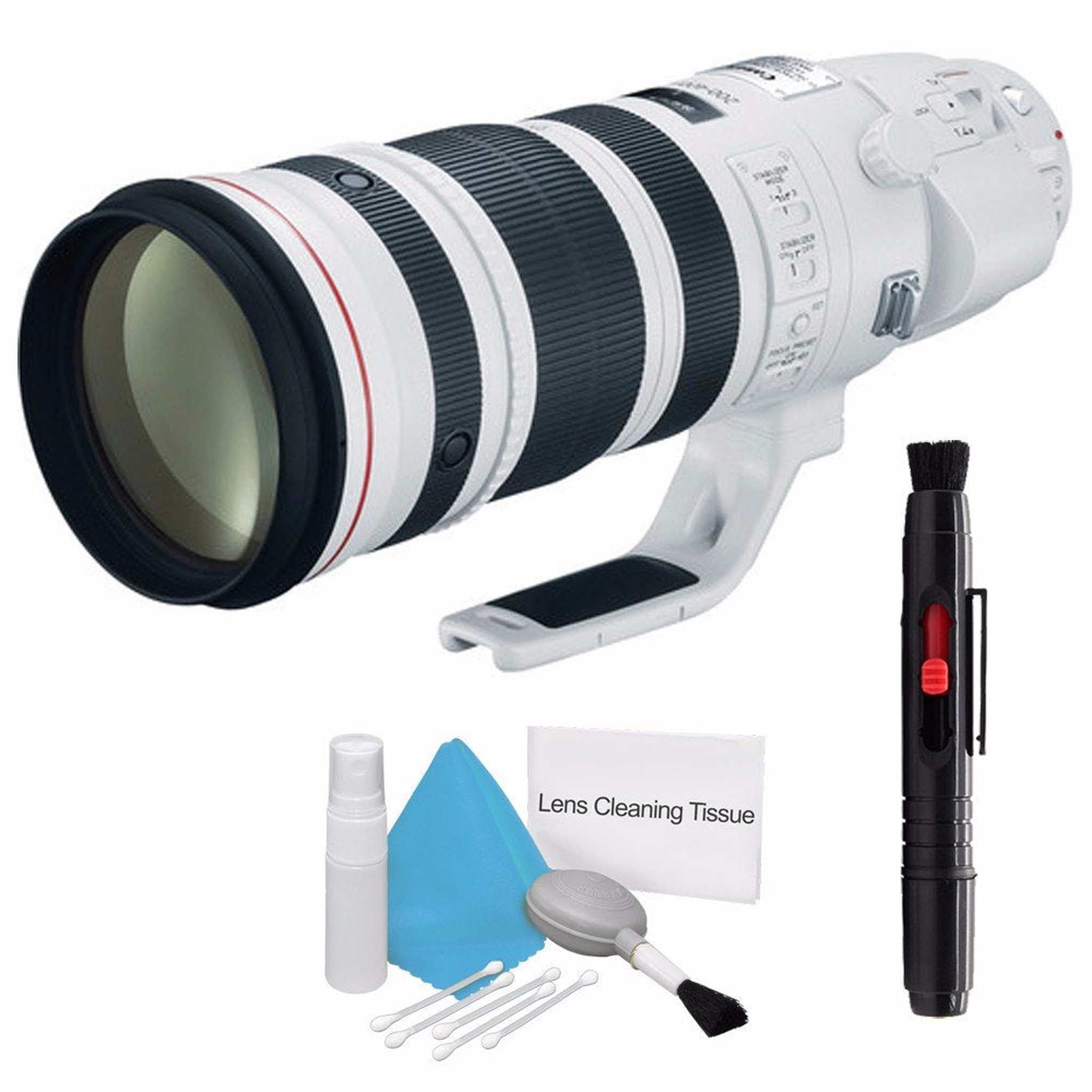 Canon EF 200-400mm f/4L is USM Lens International Model + Deluxe Cleaning Kit Pro Bundle Canon