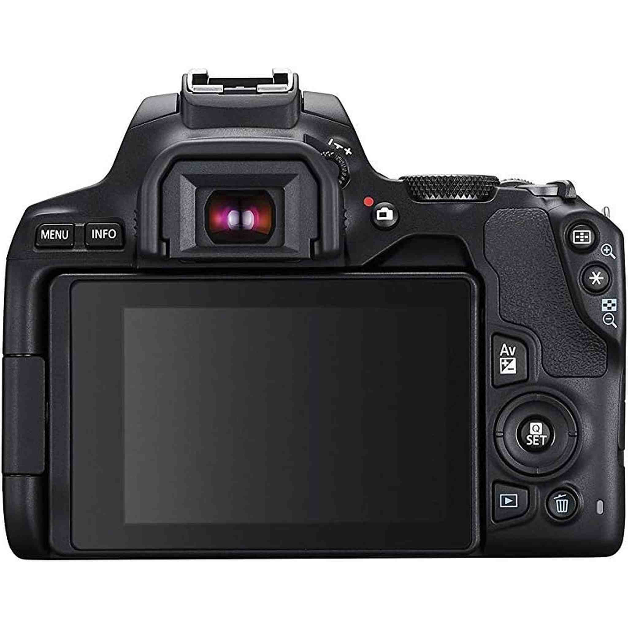 Canon EOS 250D / Rebel SL3 DSLR Camera with 18-55mm Lens Black + Creative Filter Set, EOS Camera Bag + 6AVE Electronics Canon