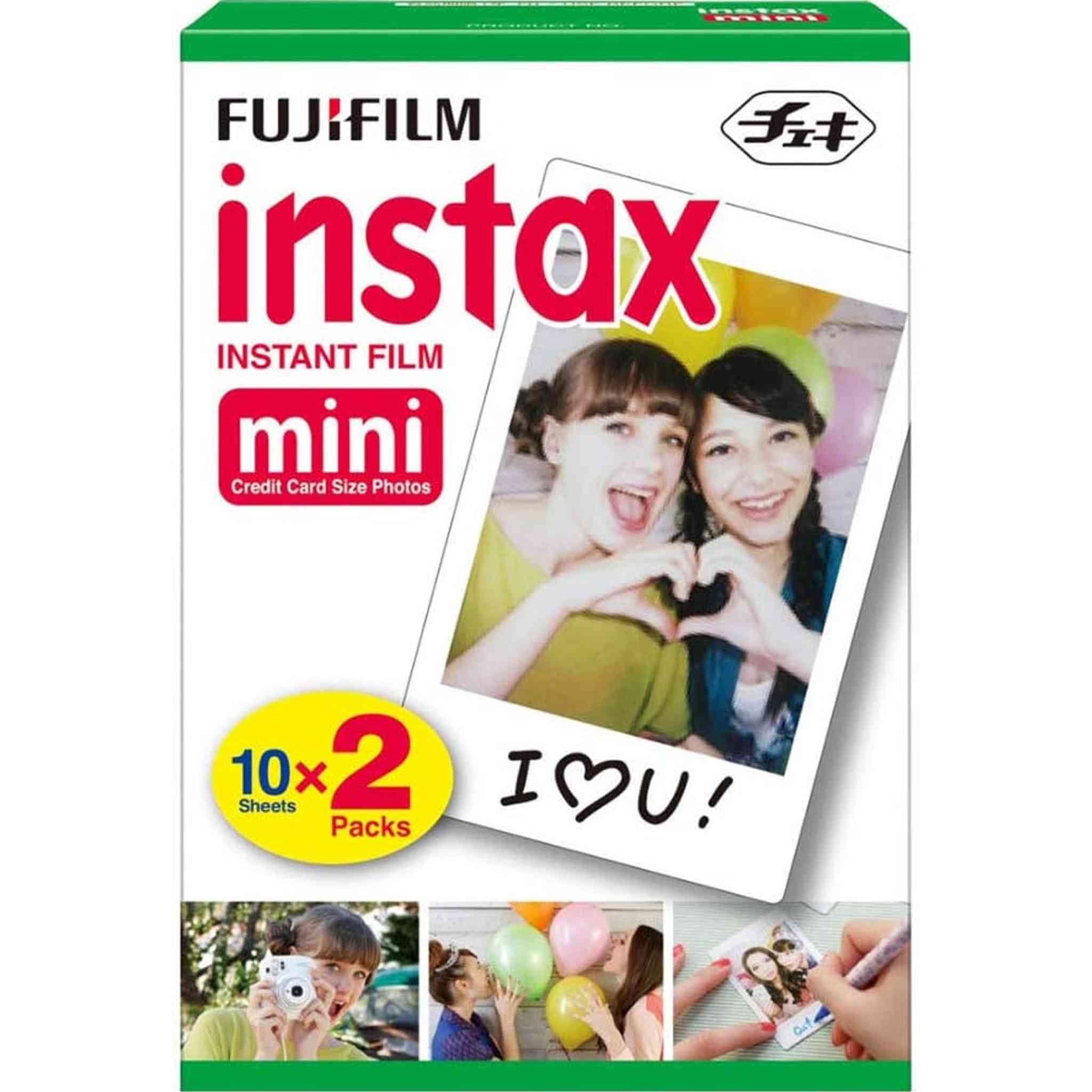 Fujifilm Instax Mini 9 Instant Camera Flamingo Pink with 20 Mini Films Bundle Fujifilm