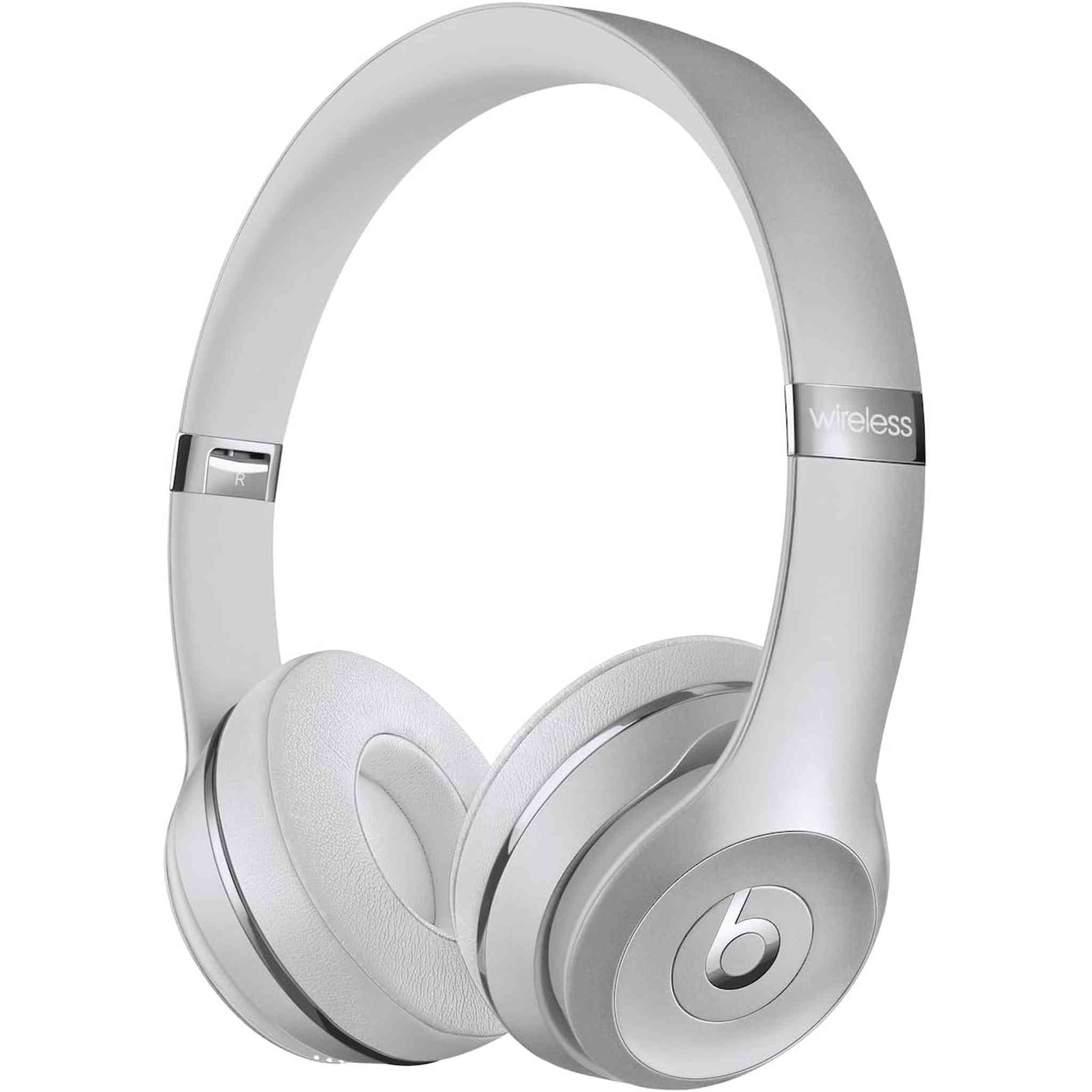 Beats Solo3 Wireless On-Ear Headphones - Silver (Latest Model)