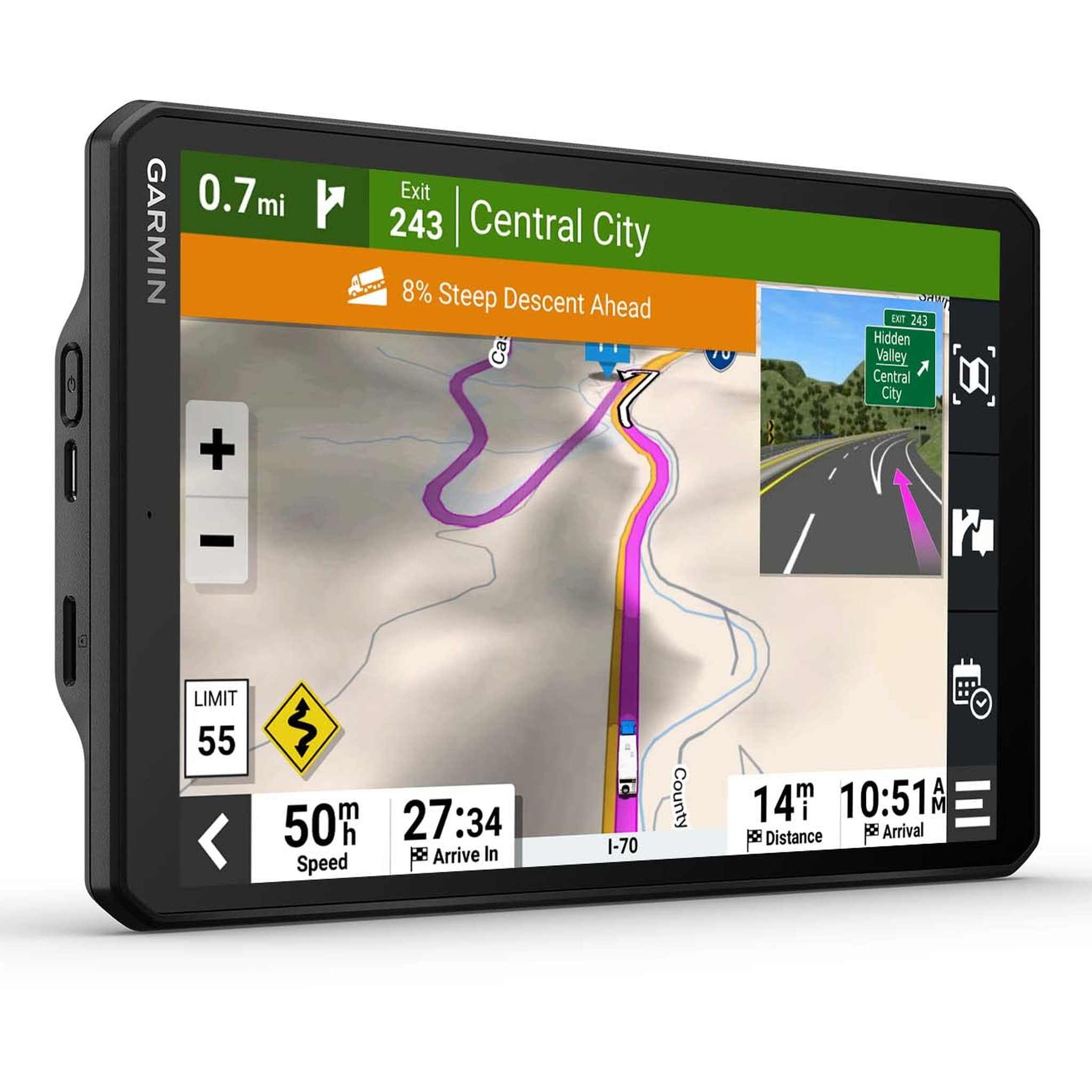 Garmin RV 895, Large, Easy-to-Read 8” GPS RV Navigator, Custom RV Routing, High-Resolution Birdseye Satellite Imagery, Directory of RV Parks and Services, Landscape or Portrait View Display Garmin